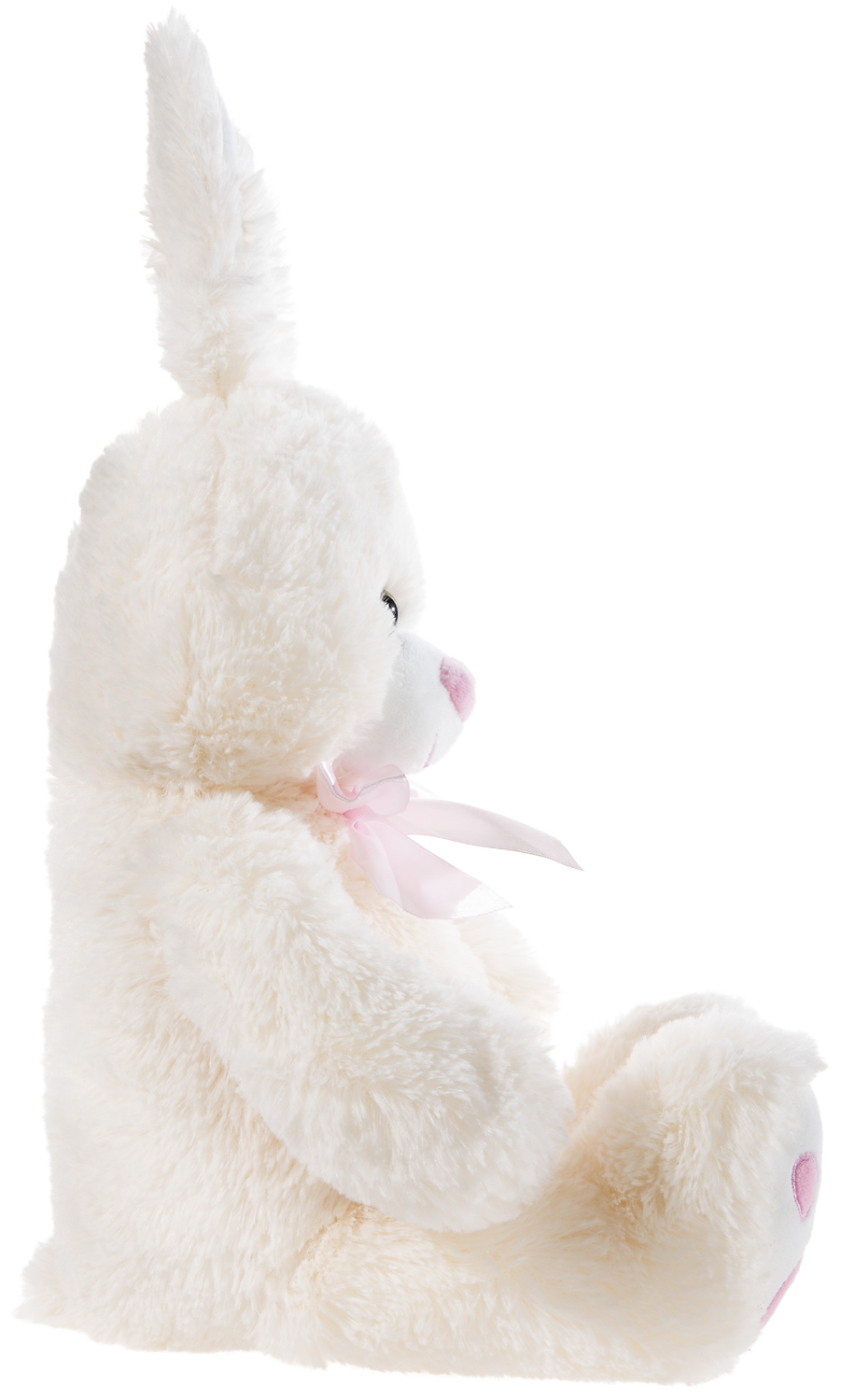 Hase schlenkernd mit Schleife beige 50cm