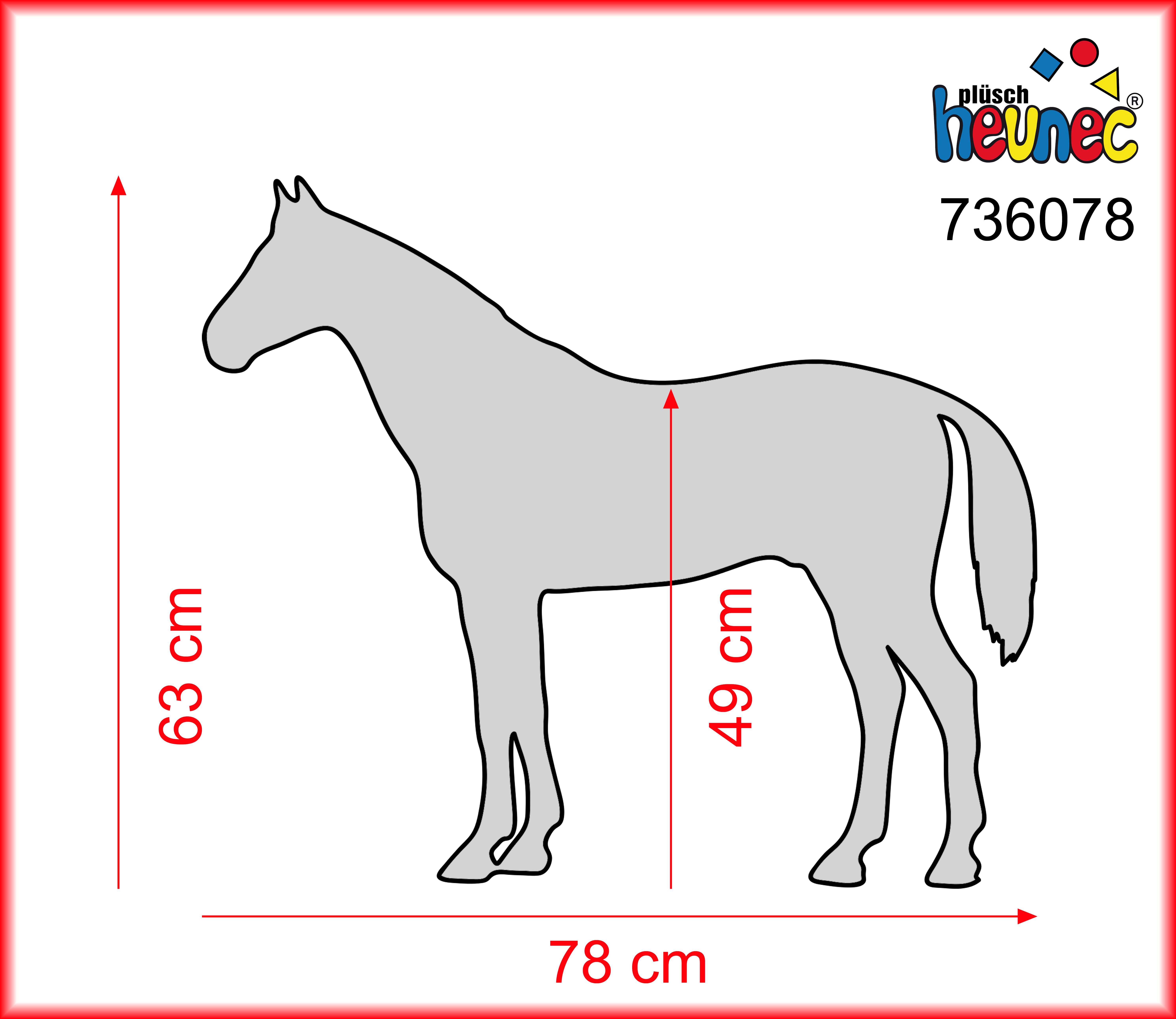 Pferd Sabrina 75cm