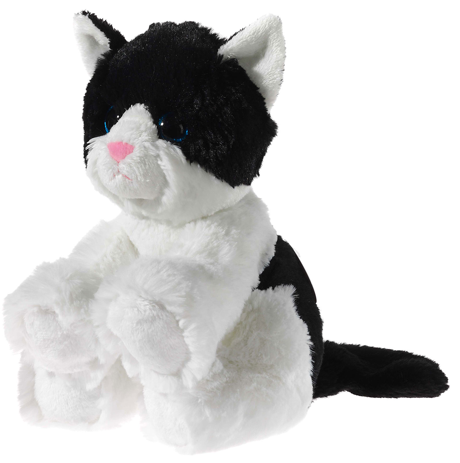 Heunec Glitter Kitty Katzenbaby schwarz-weiß in der 24cm Ausführung