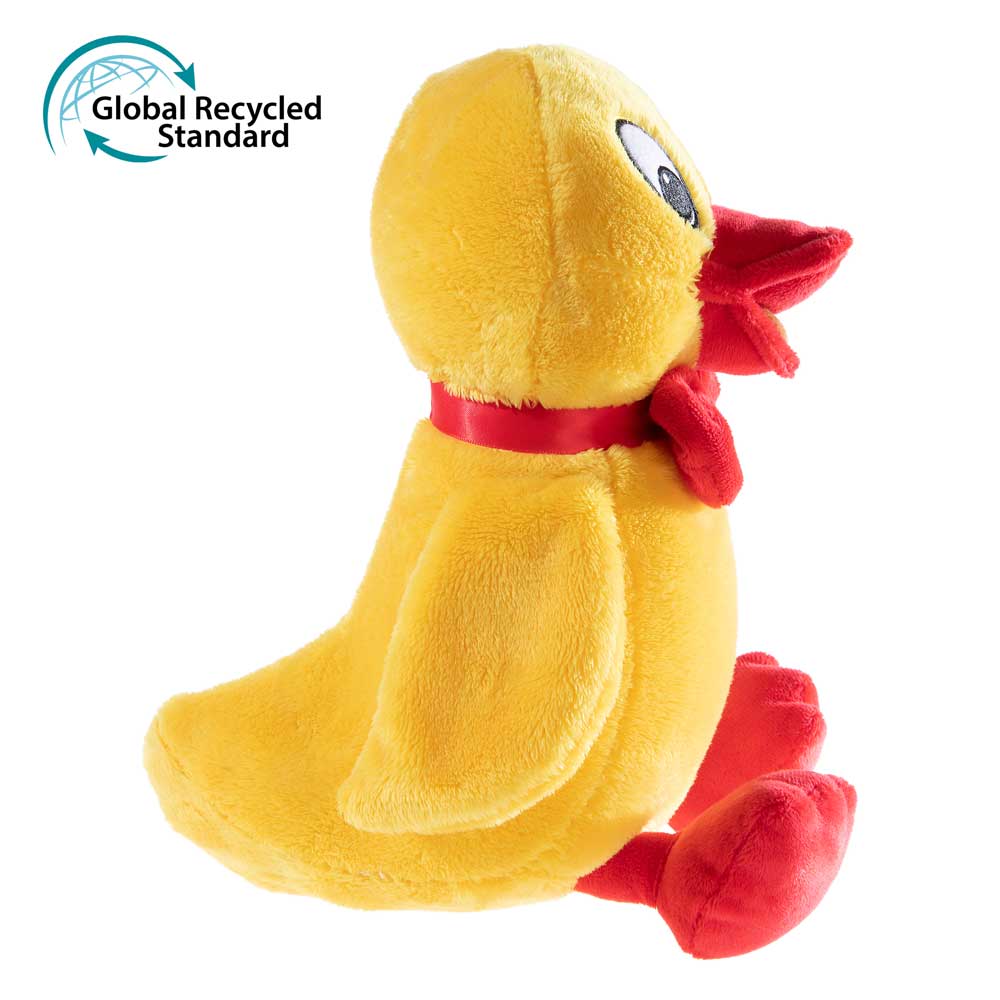 646568-2 Sandmann Schnatterinchen Plüschfigur in 27cm - seitlich