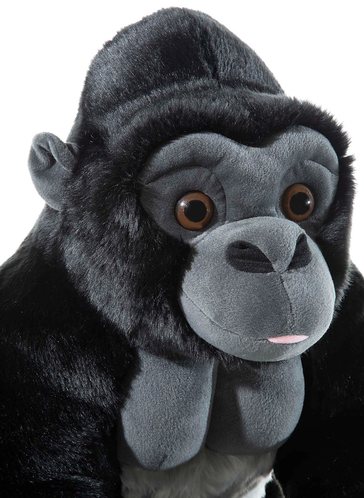 Heunec Gorilla aus der Serie Bedrohte Tiere in 26cm Kopf
