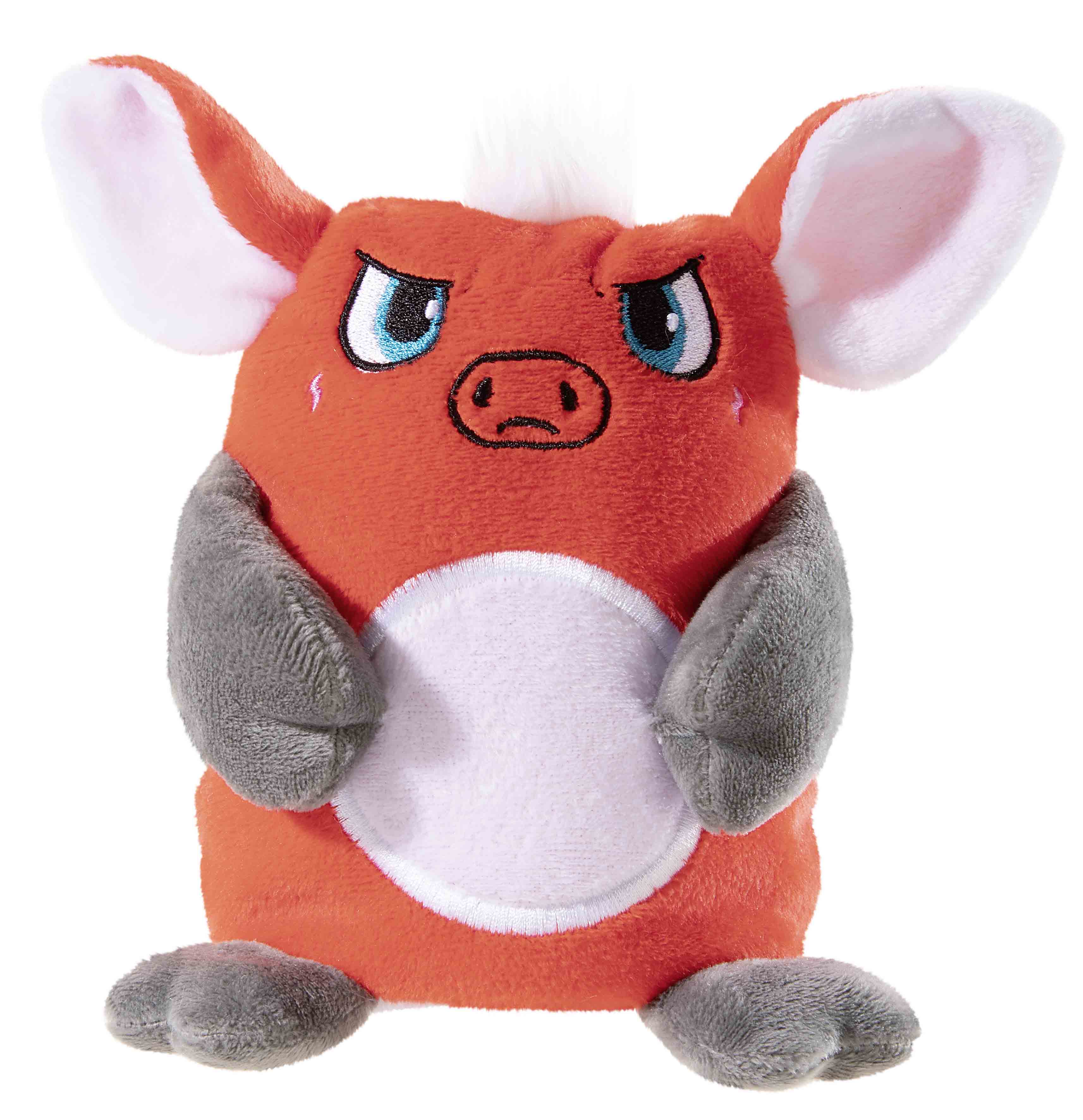 Moodbooster Schweinchen Anina pink / rot 15cm