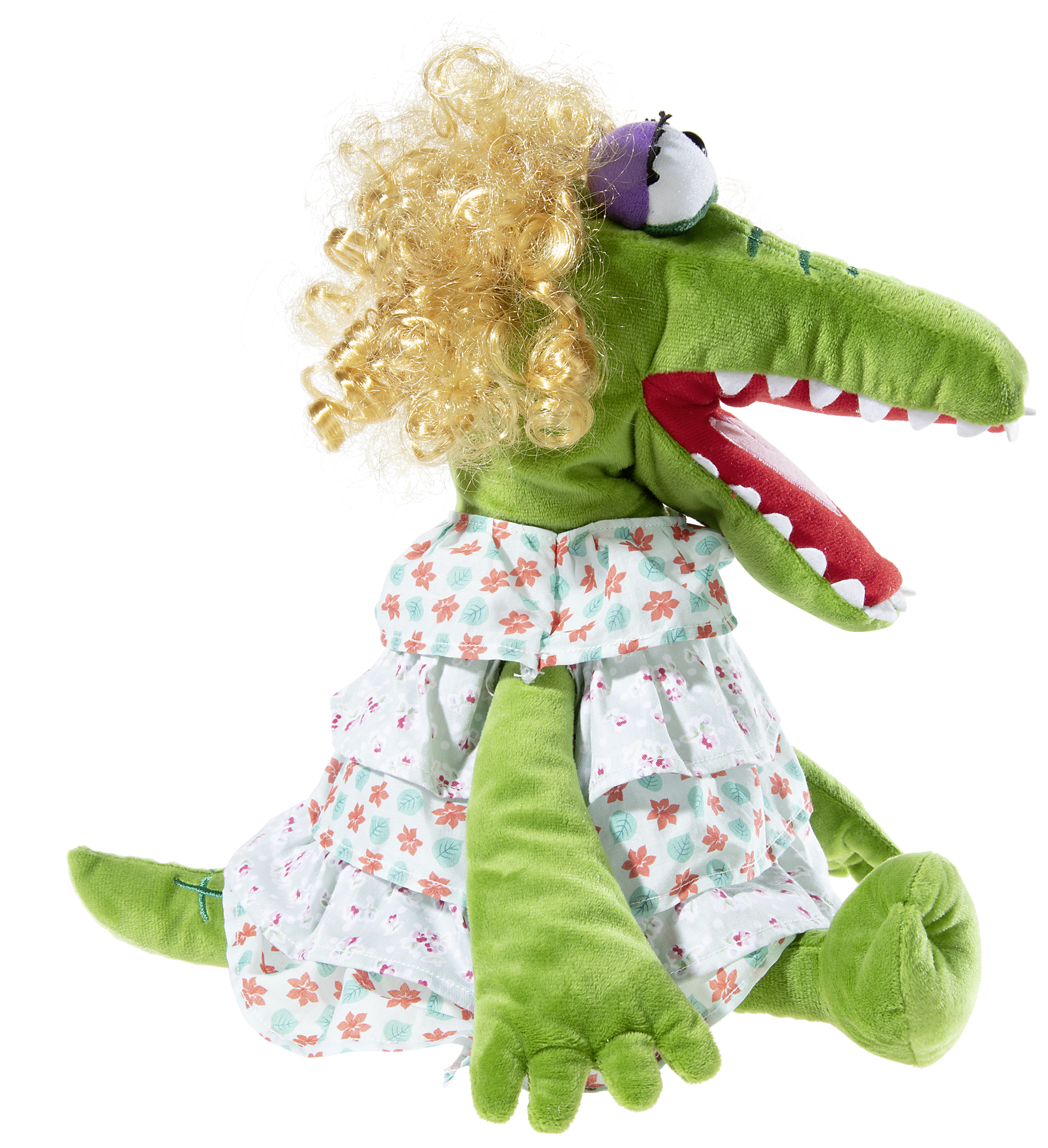Jan_Henry_Handspielpuppe_Krokodella_40cm_584778_1 Heunec Krokodella aus der bekannten TV Serue Jan & Henry als flauschige Handspielpuppe - Profil