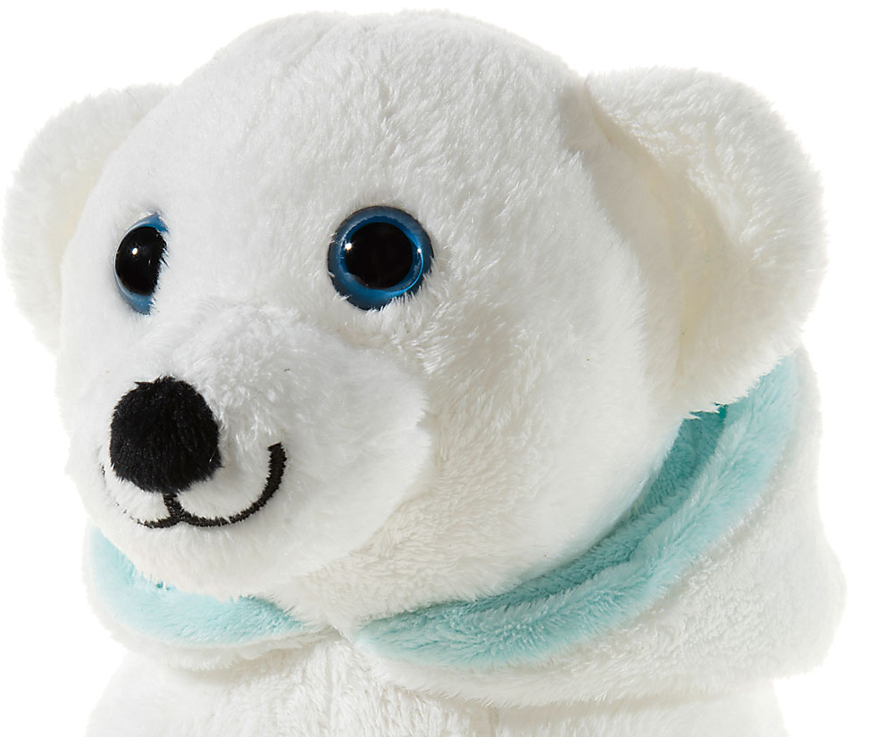 Heunec Kapuzen-Kumpel Eisbär groß 20cm - Kopf