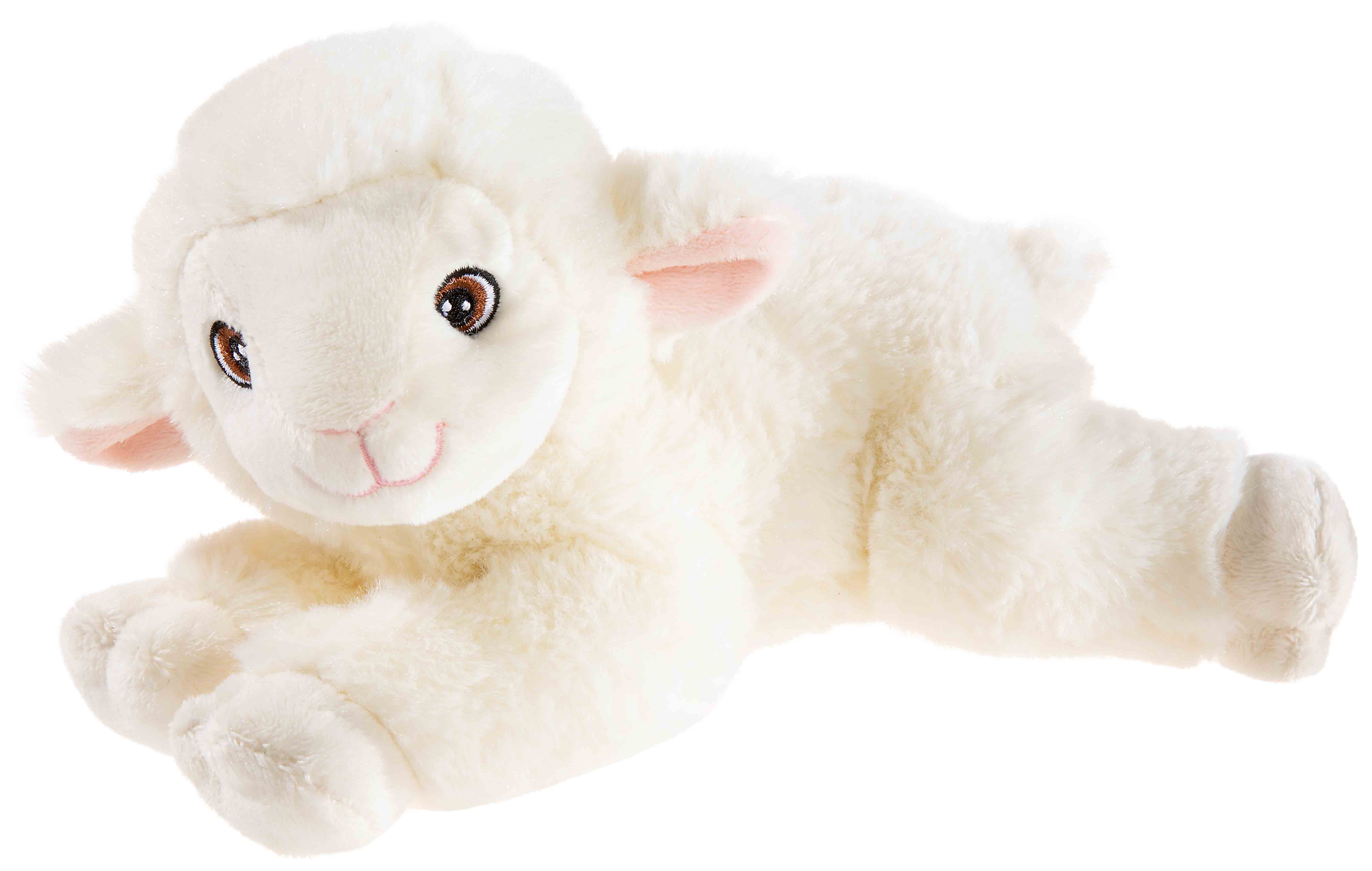 Bottle 2 Buddy Lamm liegend beige 22cm GRS PET