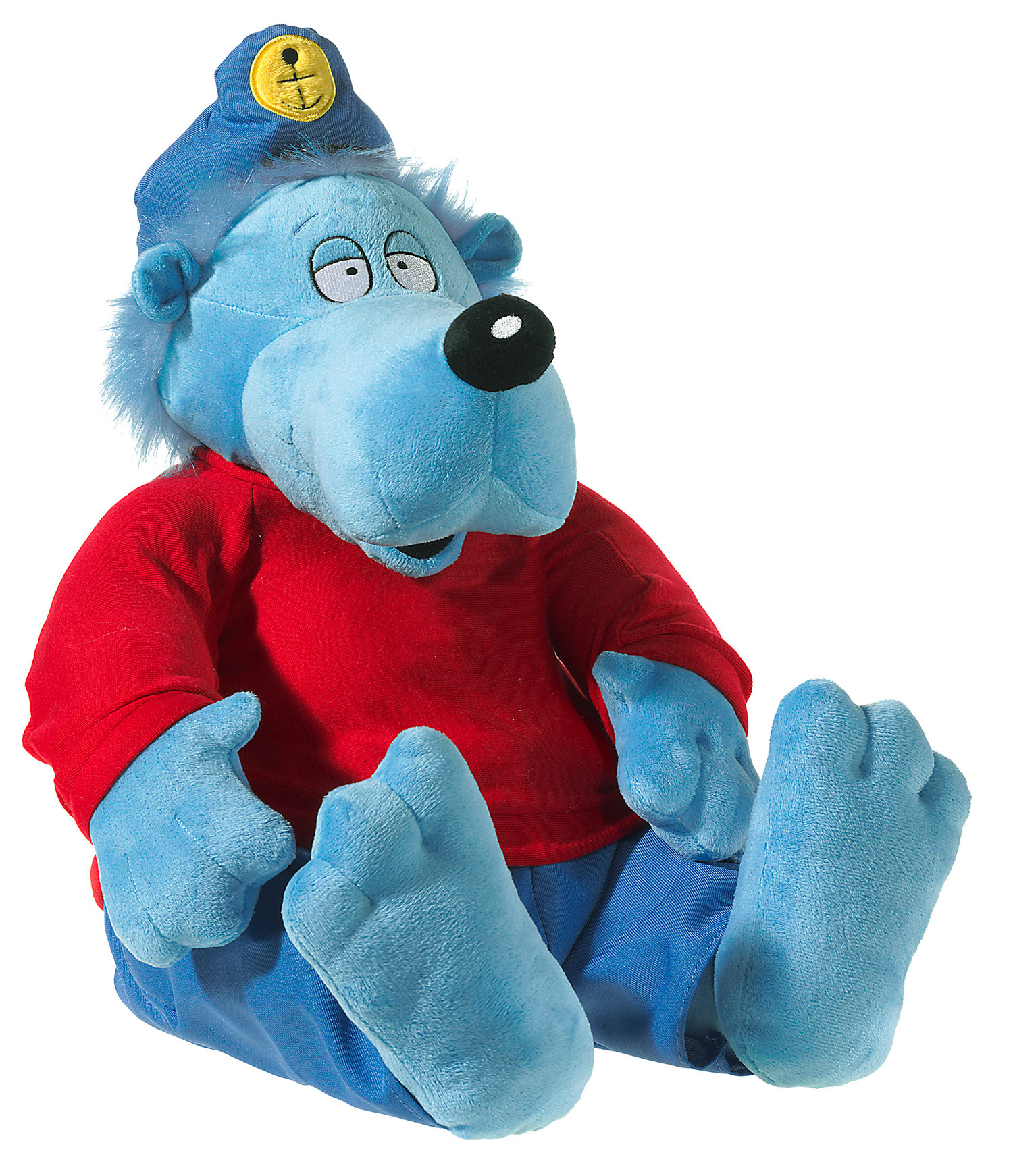 Heunec Käptn Blaubär, der Geschichtenerzähler, sitzend in kuscheligen 50cm