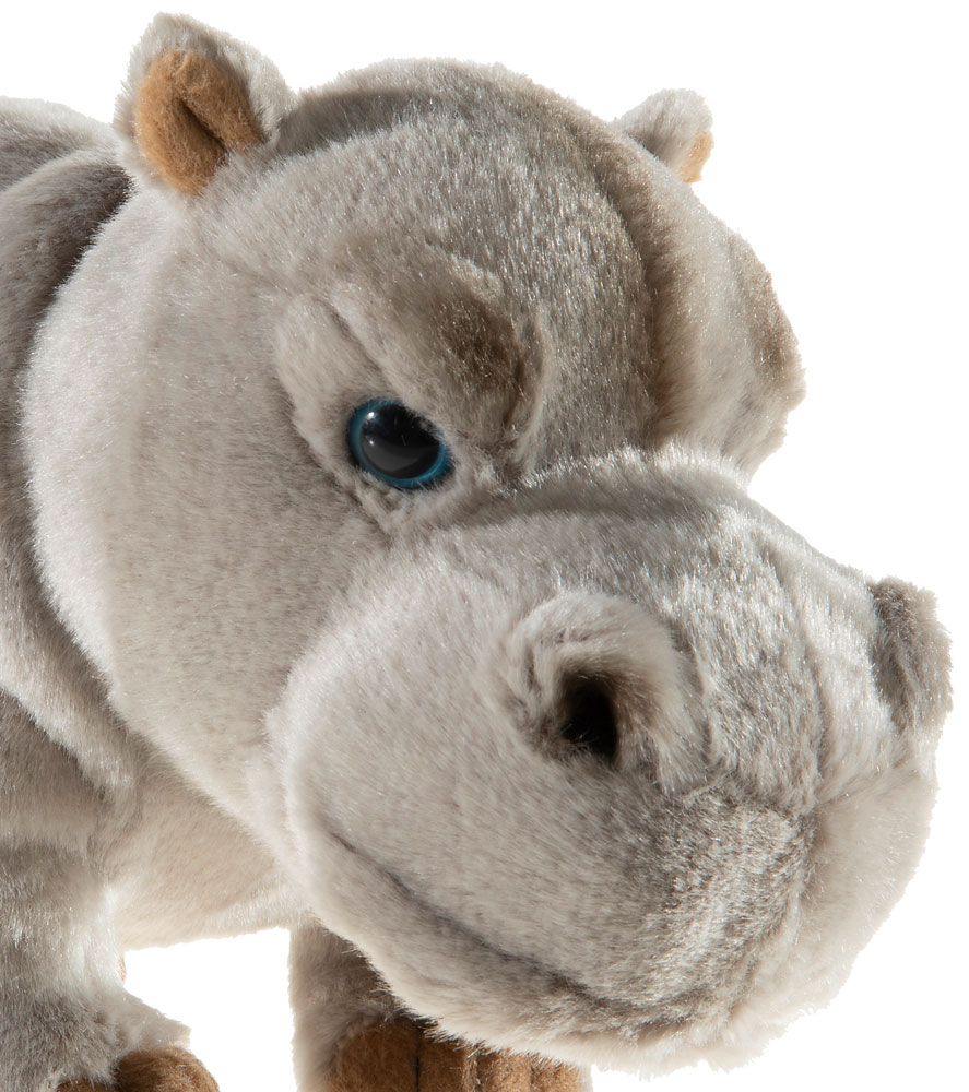 Kuscheltier Nilpferd aus Plüsch - Perfekt für Kinder Kuschelweiches Nilpferd Stofftier mit detailgetreuen Gesichtszügen, ideal zum Schmusen und Spielen für Kinder.