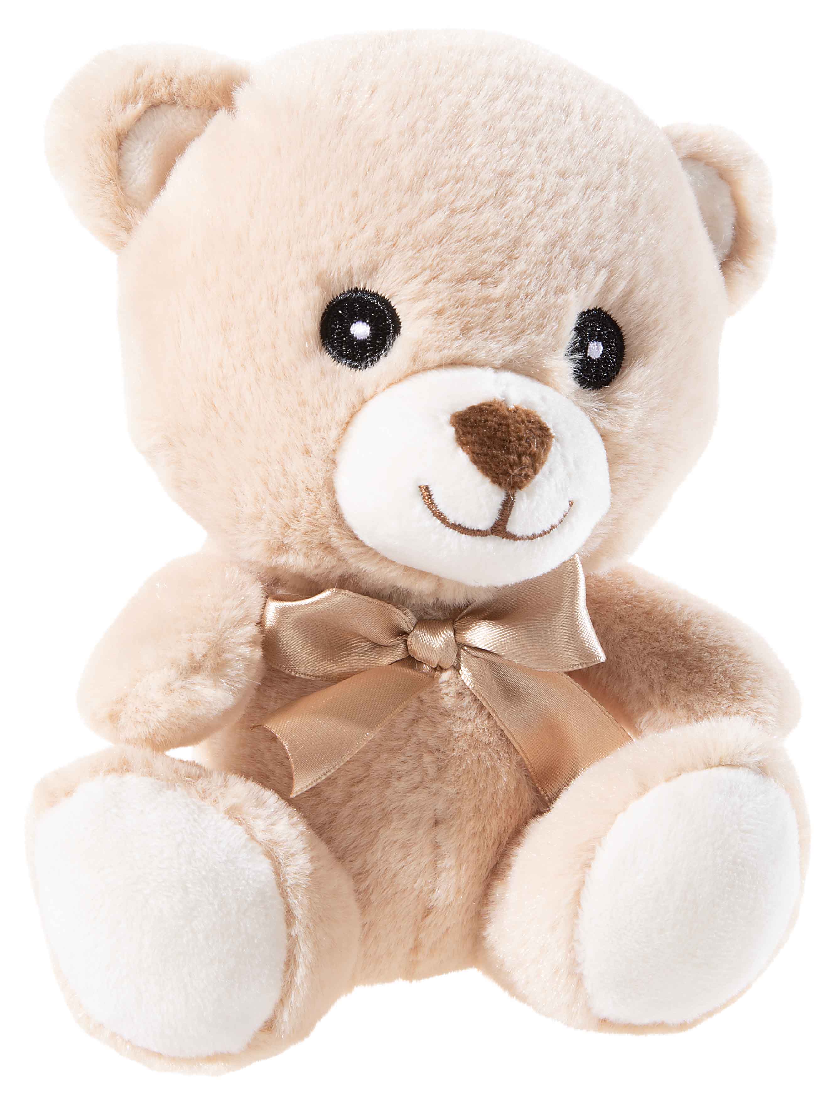 Heunec Bär 20cm - Plüschbär in beige mit Schleife 