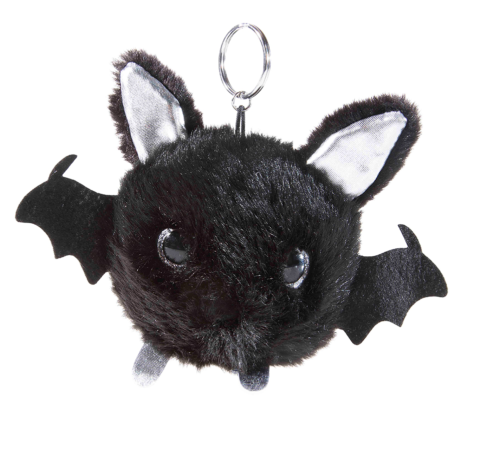 Fledermaus Keyring schwarz 7cm