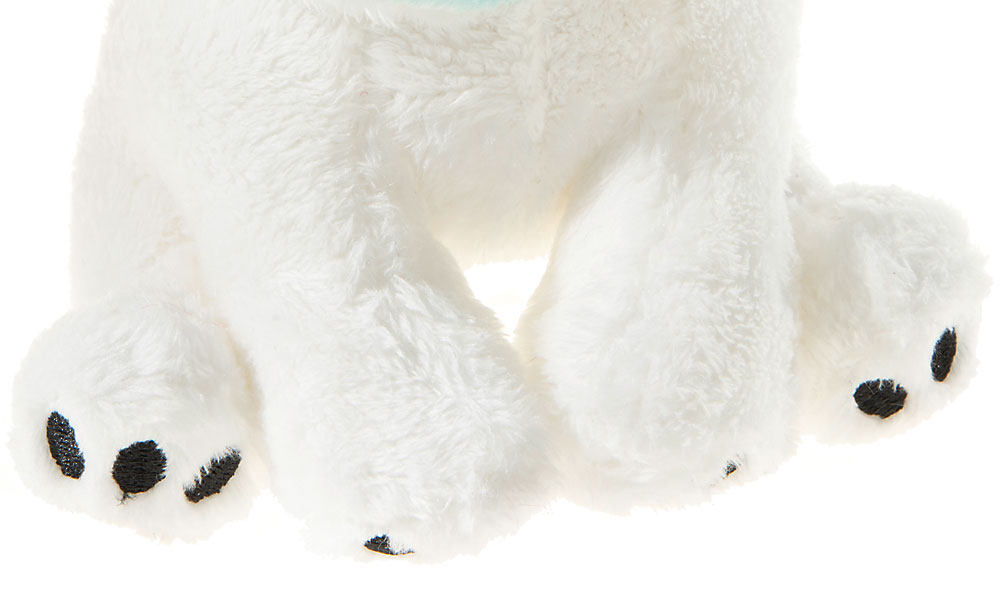 Heunec Kapuzen-Kumpel Eisbär klein 15cm - Füße
