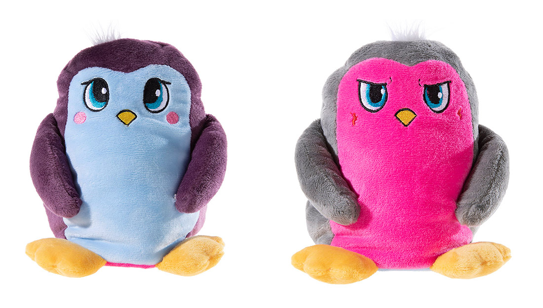 Moodbooster Pingu Bob blau / pink 15cm