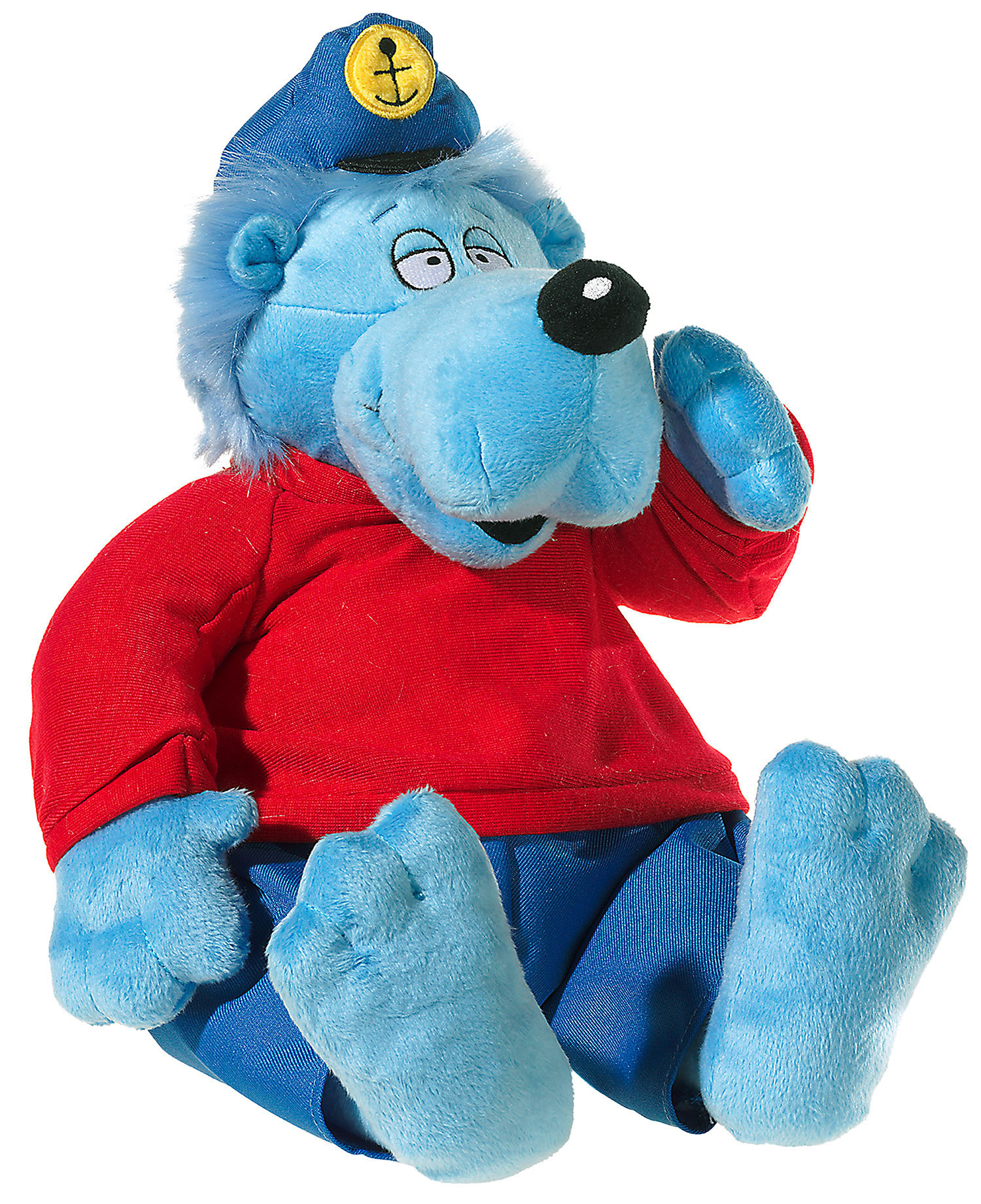 Heunec Käptn Blaubär, der Geschichtenerzähler, sitzend in kuscheligen 35cm