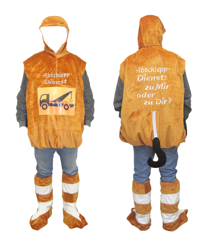 Heunec - das Abschleppdienst-Kostüm ist in der Farbe orange erhältlich