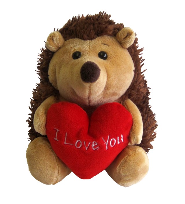 Heunec Igel mit Herz "I love you" 16cm