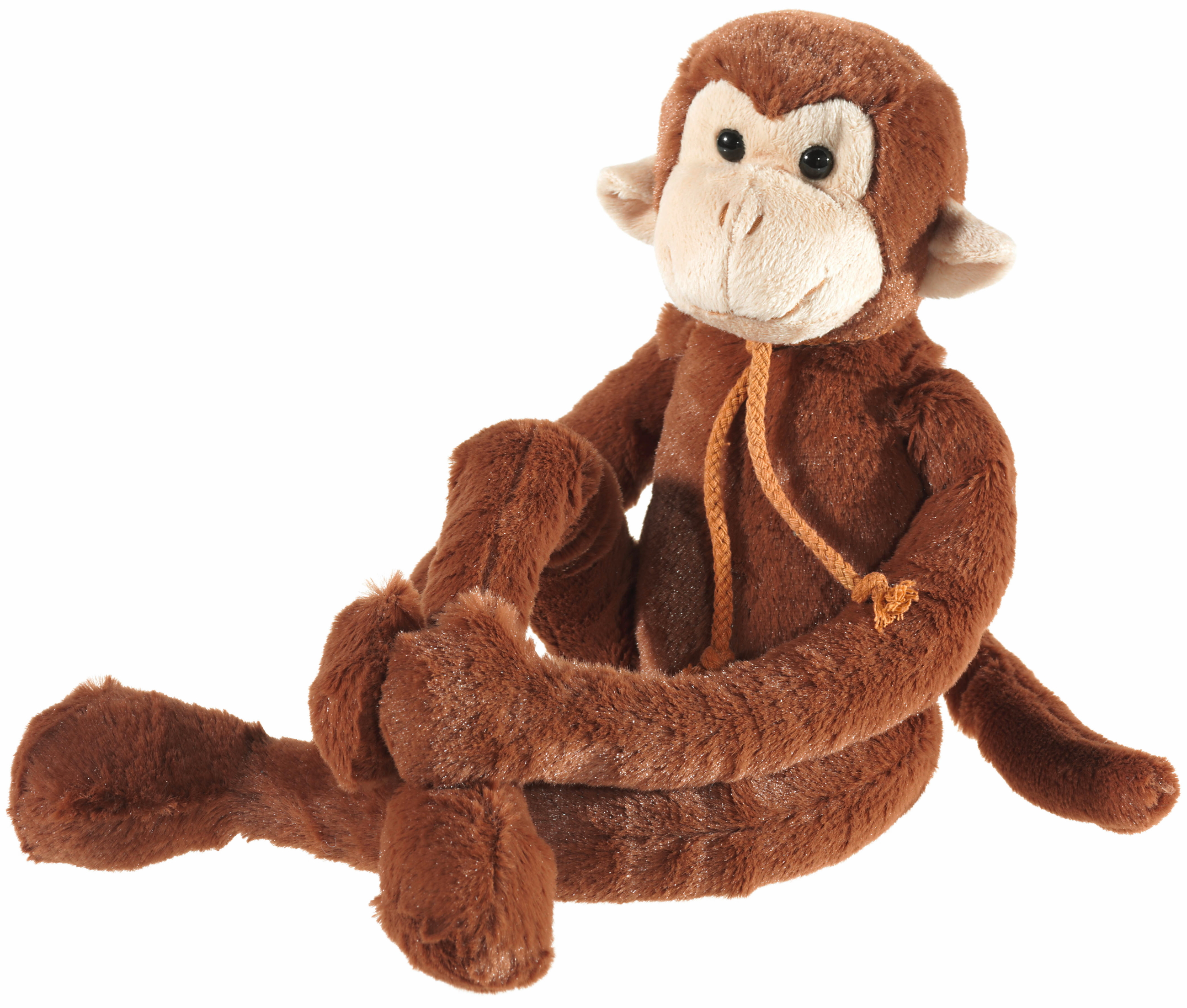 Heunec Affe mit Schlenkerarmen aus der Misanimo Serie in 45cm Größe