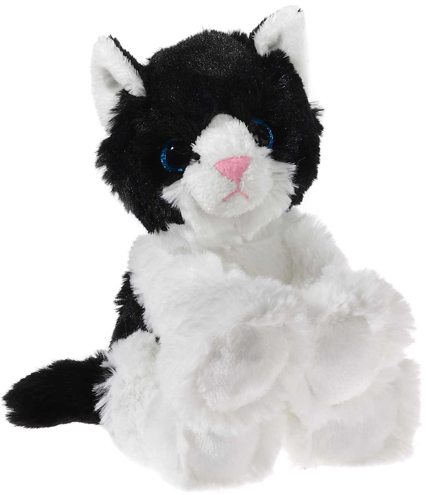 Glitter Kitty Katzenbaby schwarz-weiß in der 20cm Ausführung