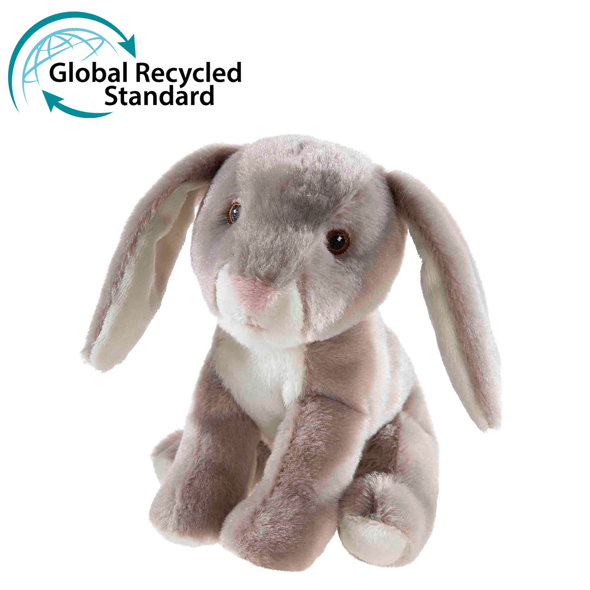 Bottle 2 Buddy Hase grau 15cm GRS PET