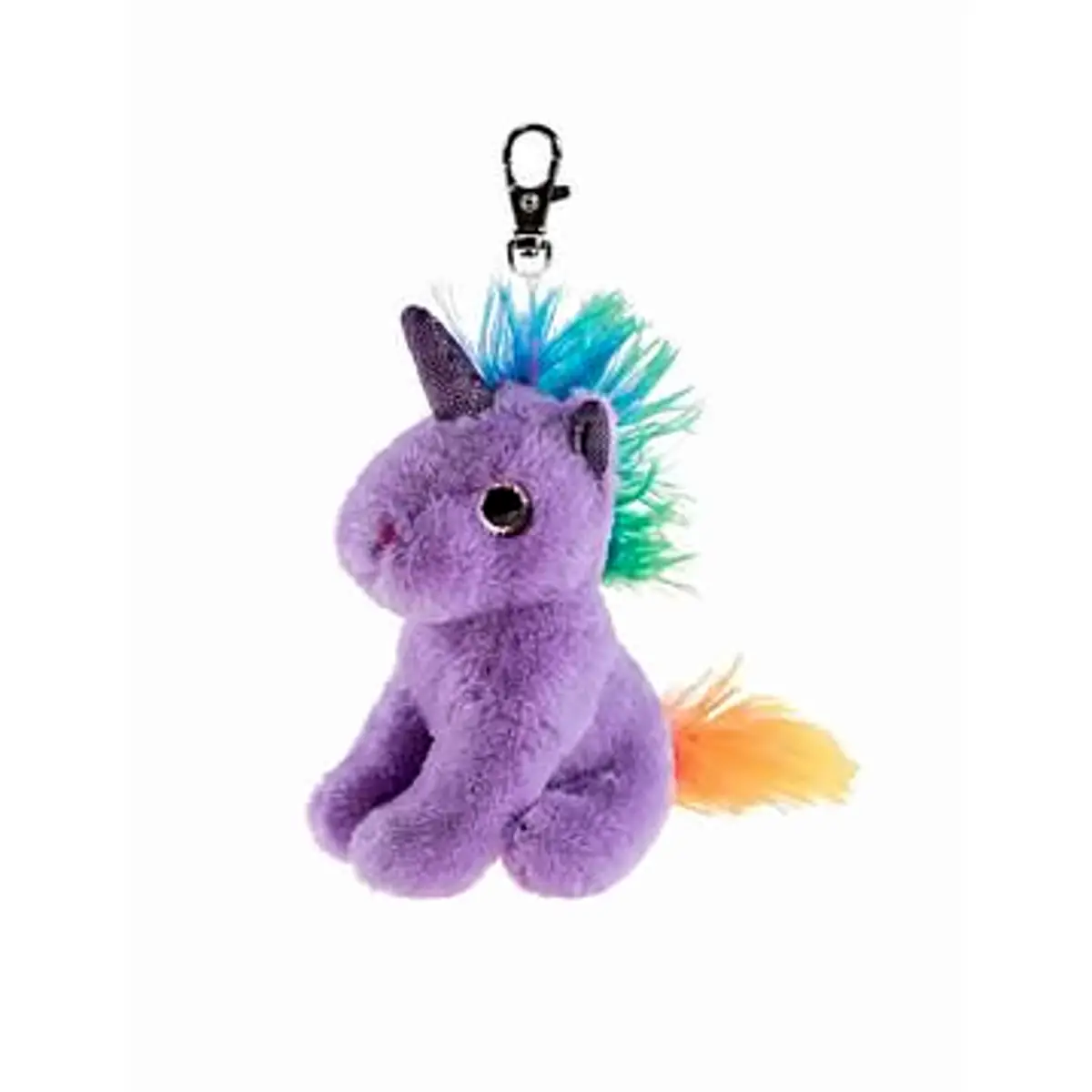 Heunec Einhorn Schlüsselanhänger 8cm - Plüsch Einhorn in lila als Schlüsselanhänger