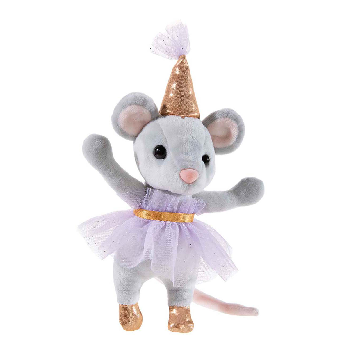 Party Plüsch Maus in Lila 18cm