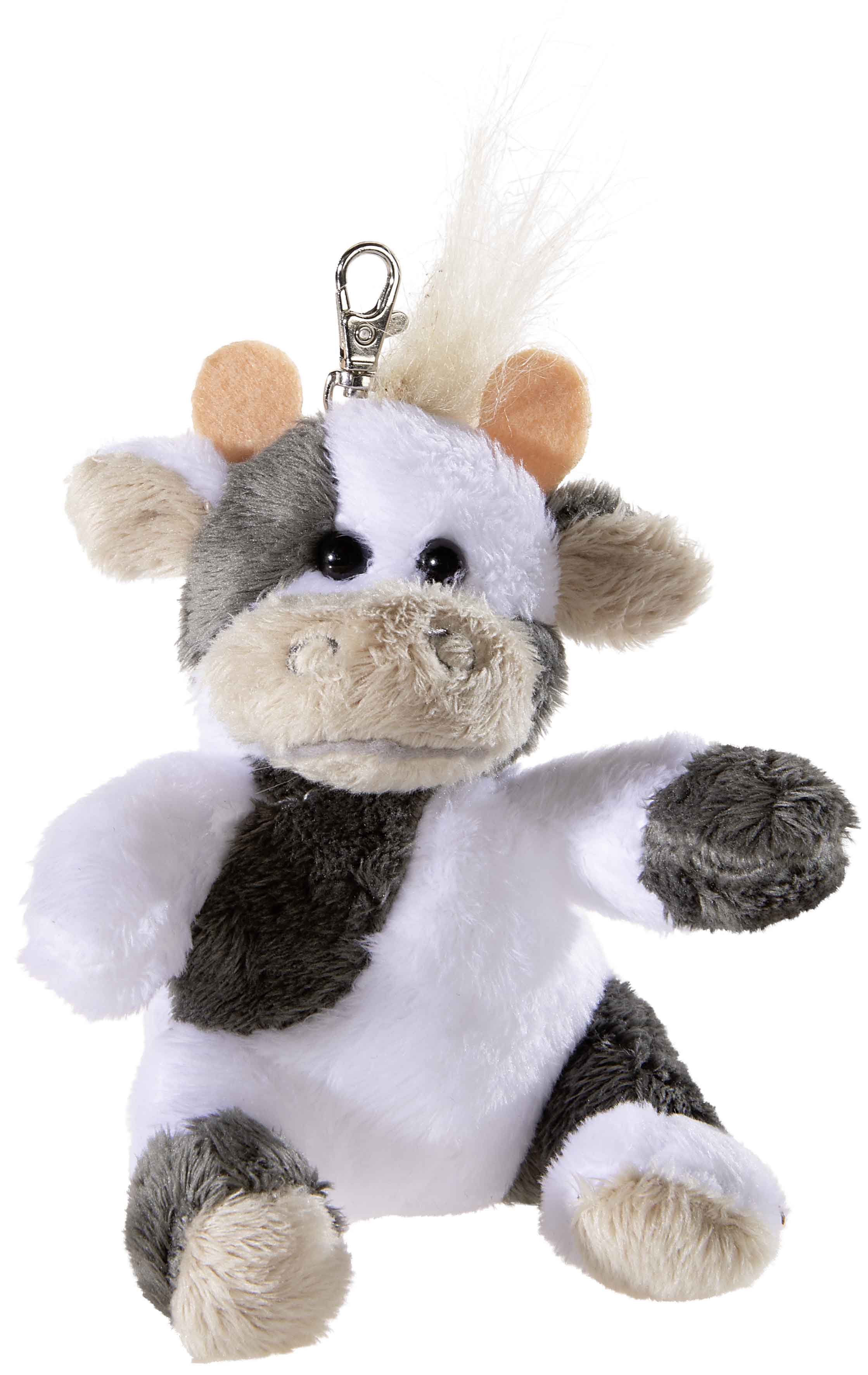 Besito Schlüsselanhänger Kuh 10cm Heunec Besito Kuh Schlüsselanhänger - 10 cm großes Plüsch-Kuscheltier in Kuhform, weich gefüllt, ideal als Geschenk oder Glücksbringer