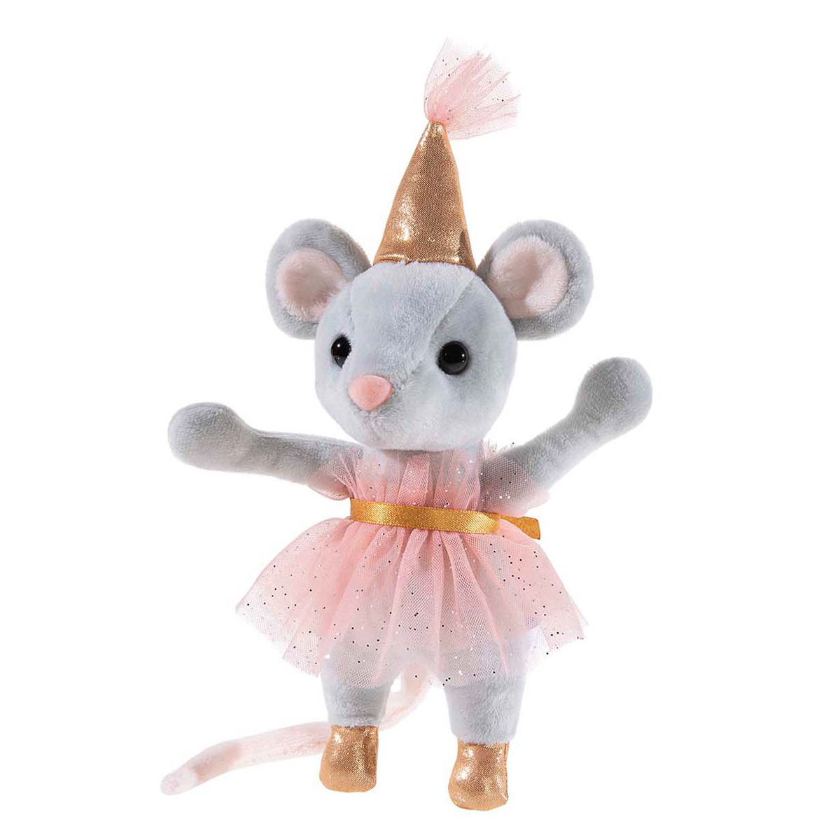 Party Plüsch Maus in Rosa 18cm