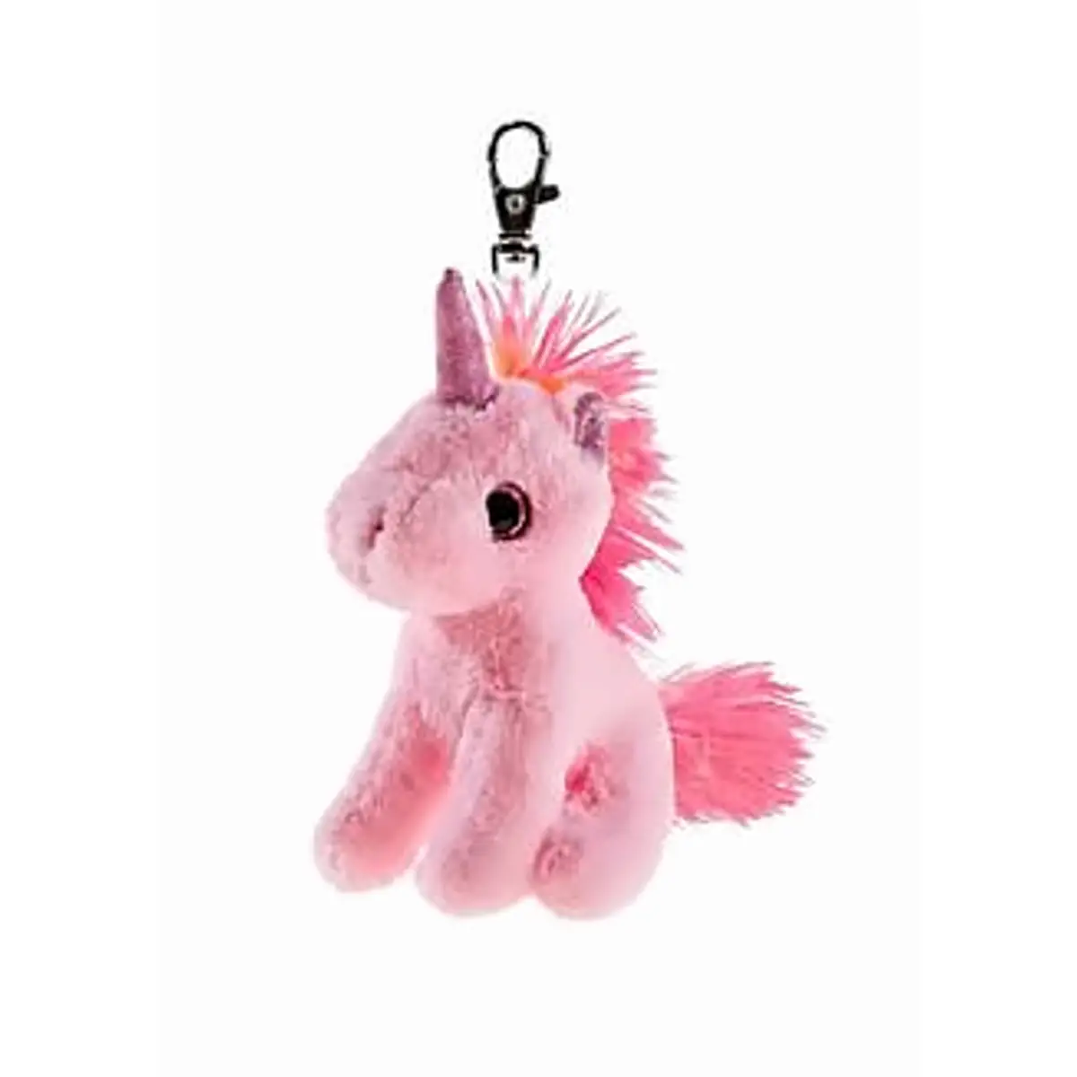 Heunec Einhorn Schlüsselanhänger 8cm - Plüsch Einhorn in rosa als Schlüsselanhänger