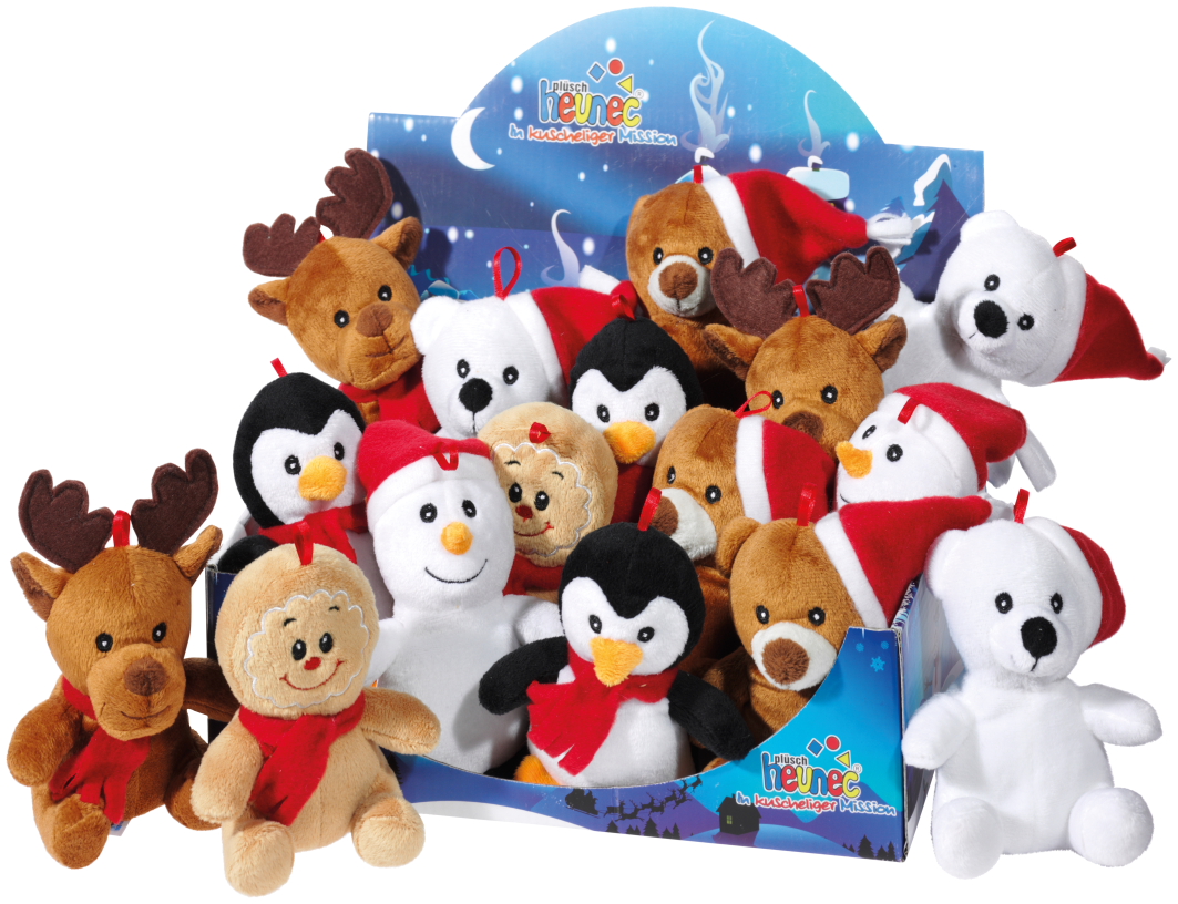 Weihnachtsmaskottchen im 6er Pack