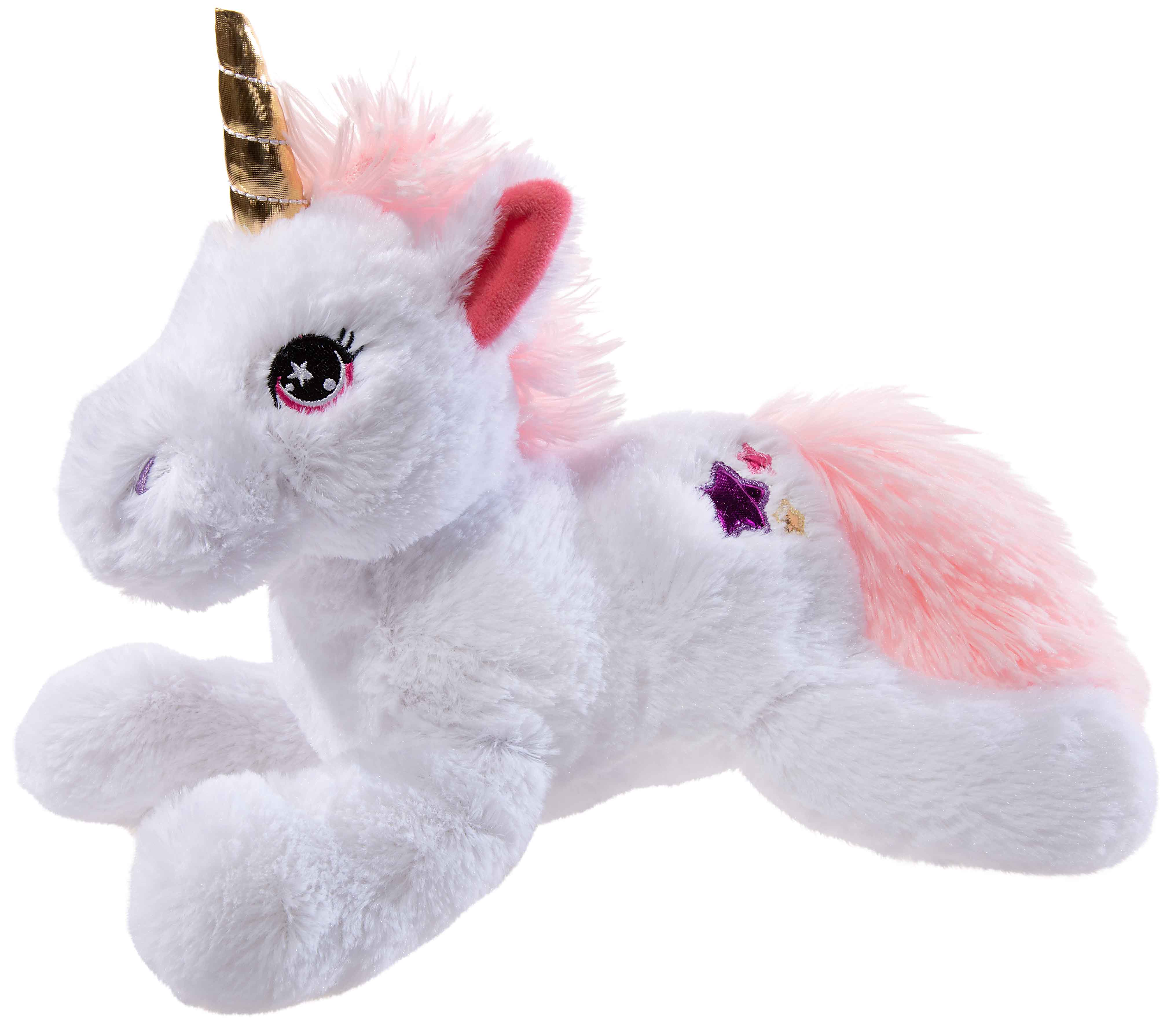 Einhorn weiß liegend 30cm