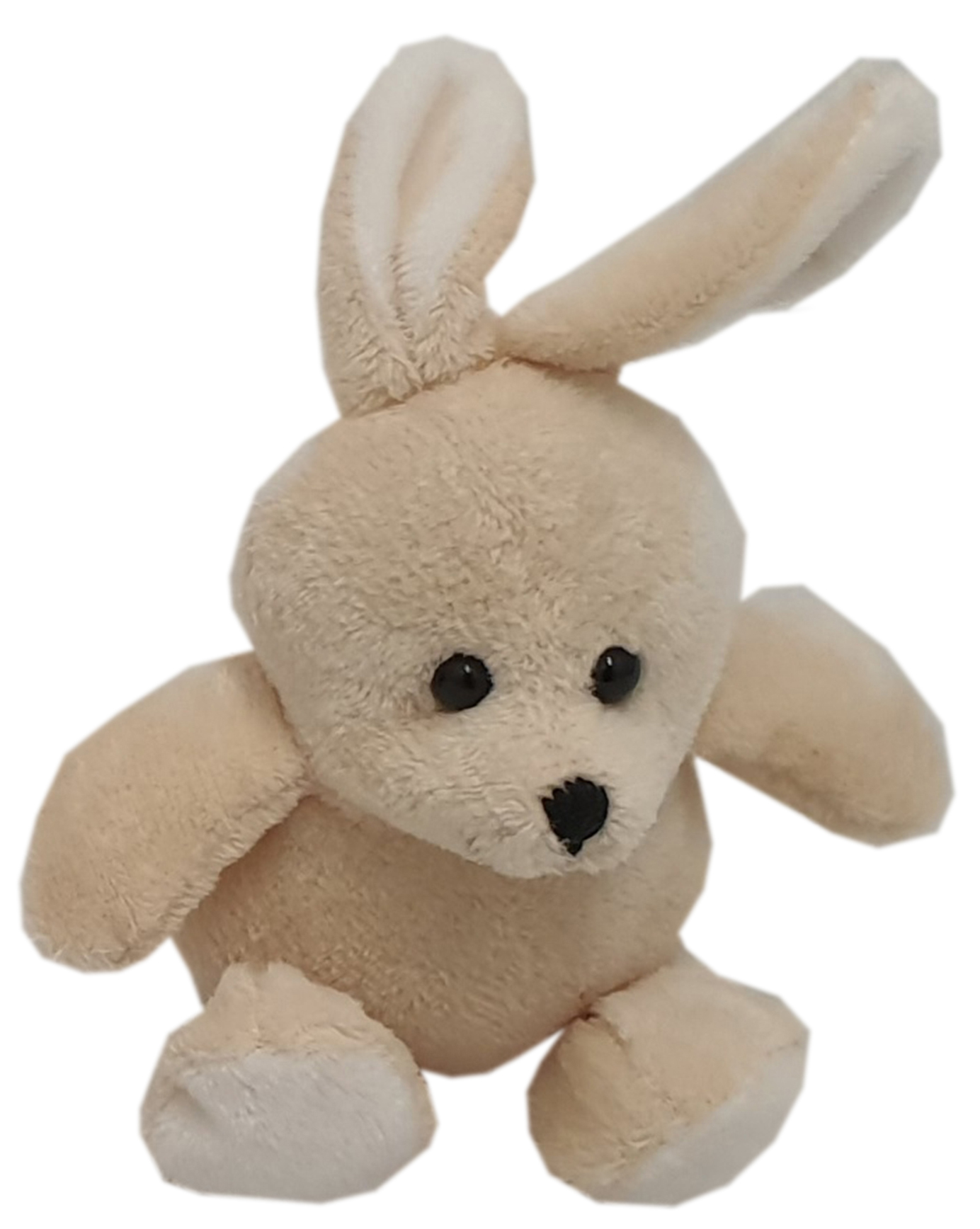 Heunec putziger Hase Knuffel in 12cm Größe in creme