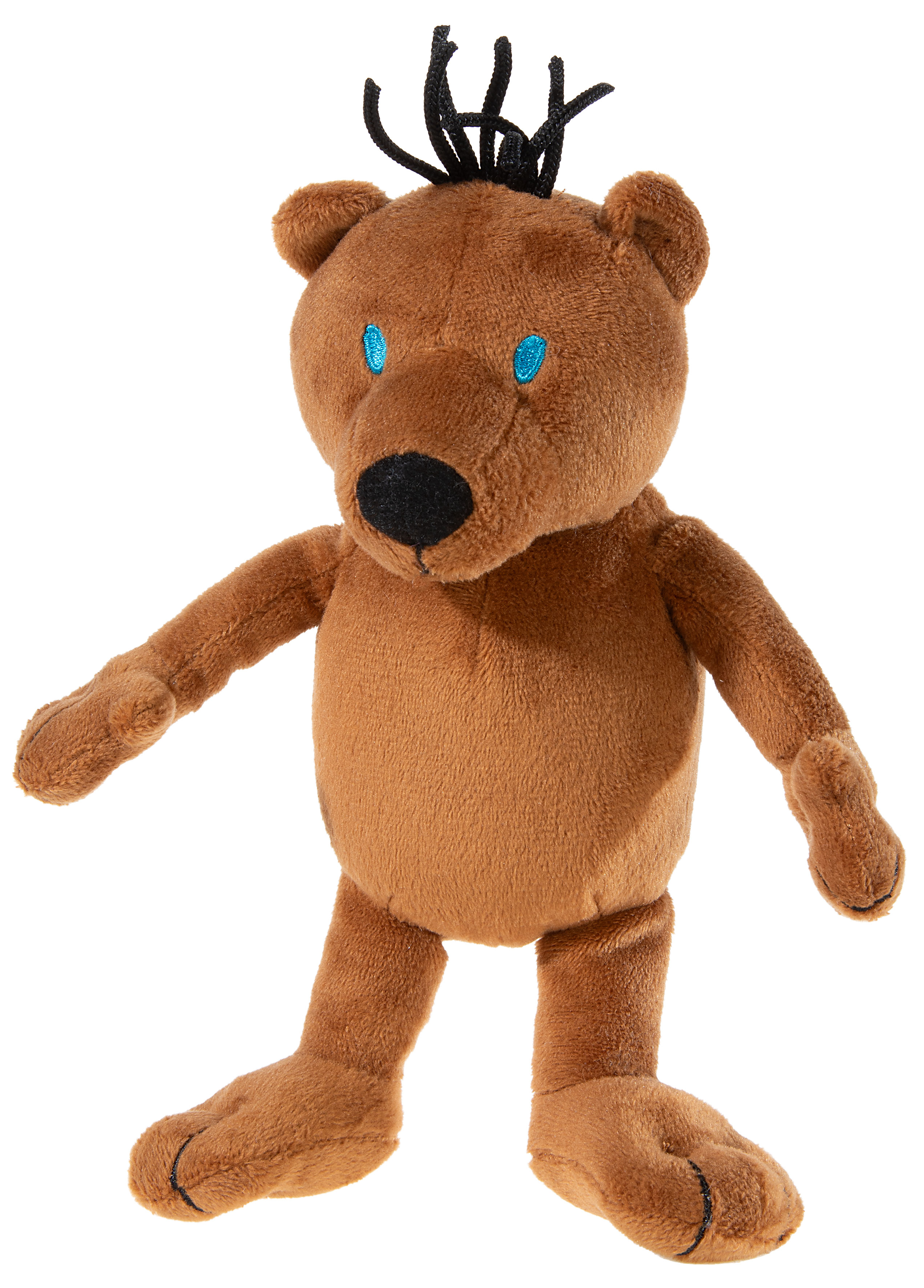 Janosch Bär 20cm - Plüschbär in braun mit blau gestickten Augen