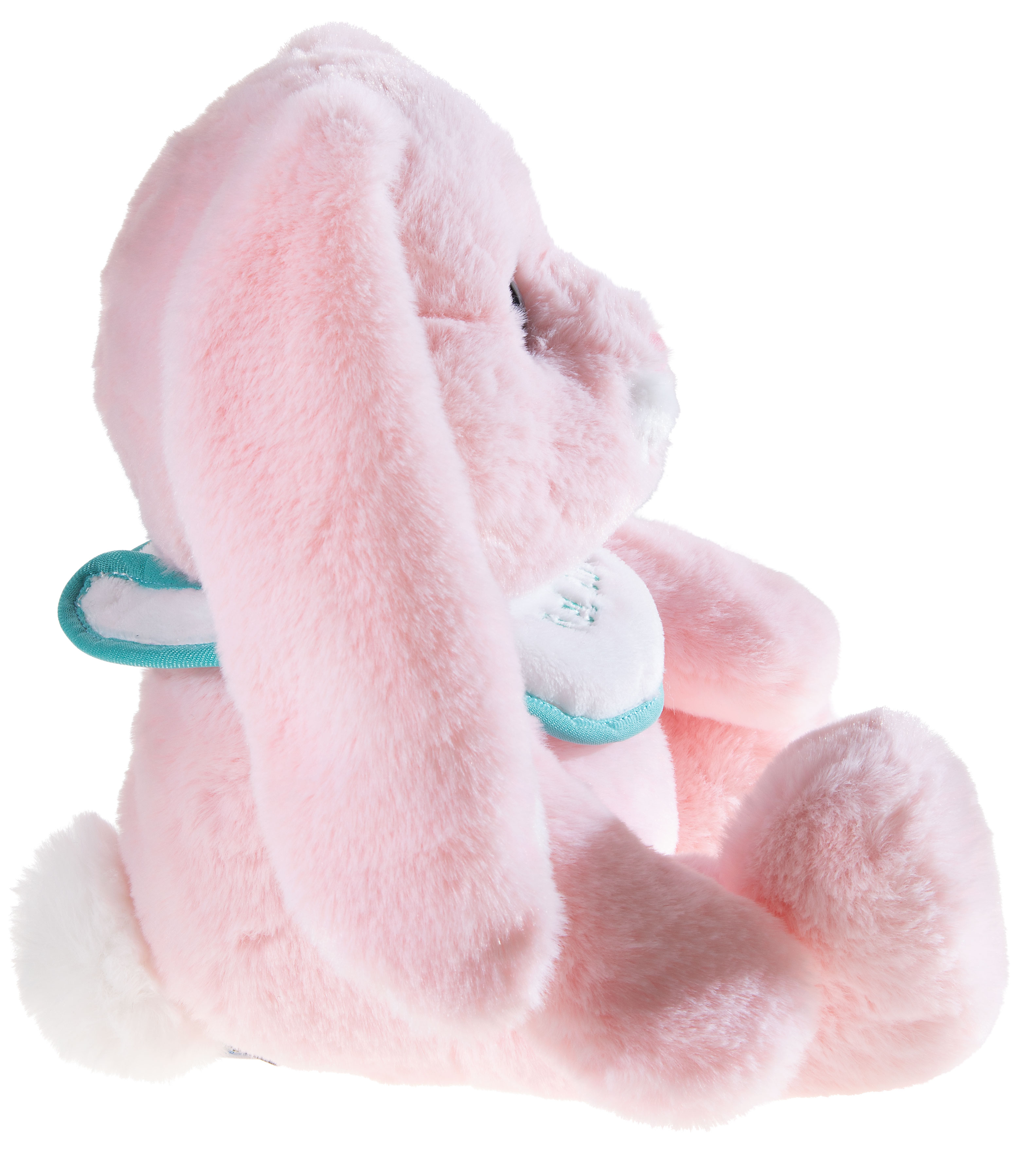 Hase Milchschnute rosa mit Lätzchen 25cm Hase Milchschnute rosa mit Lätzchen 25cm