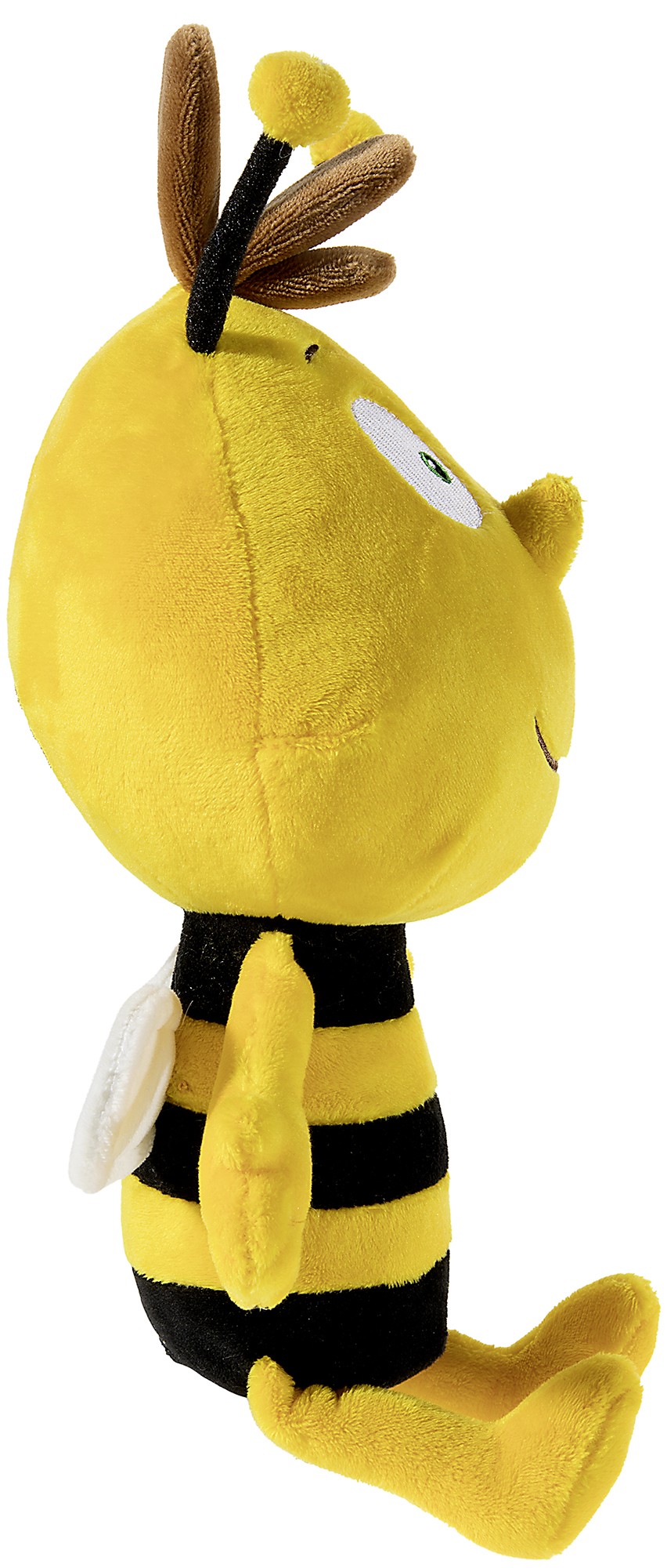 Heunec Biene Majas gelb-schwarzer plüschiger Freund Willi in 30cm - Detailbild seitlich