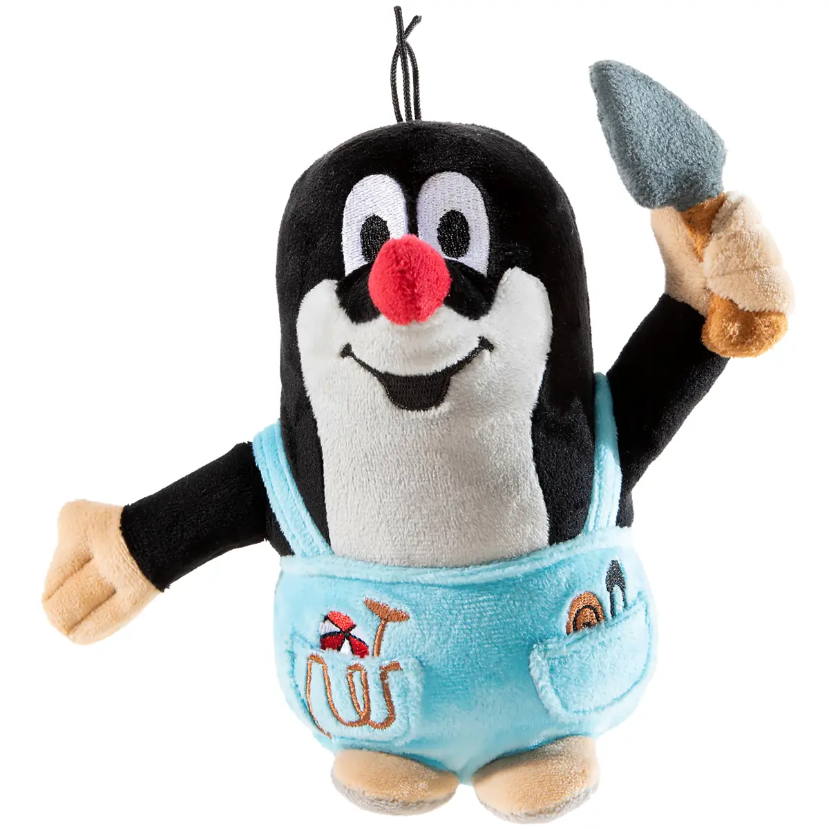 Der kleine Maulwurf Gärtner-Kuscheltier mit blauer Hose in 16 cm