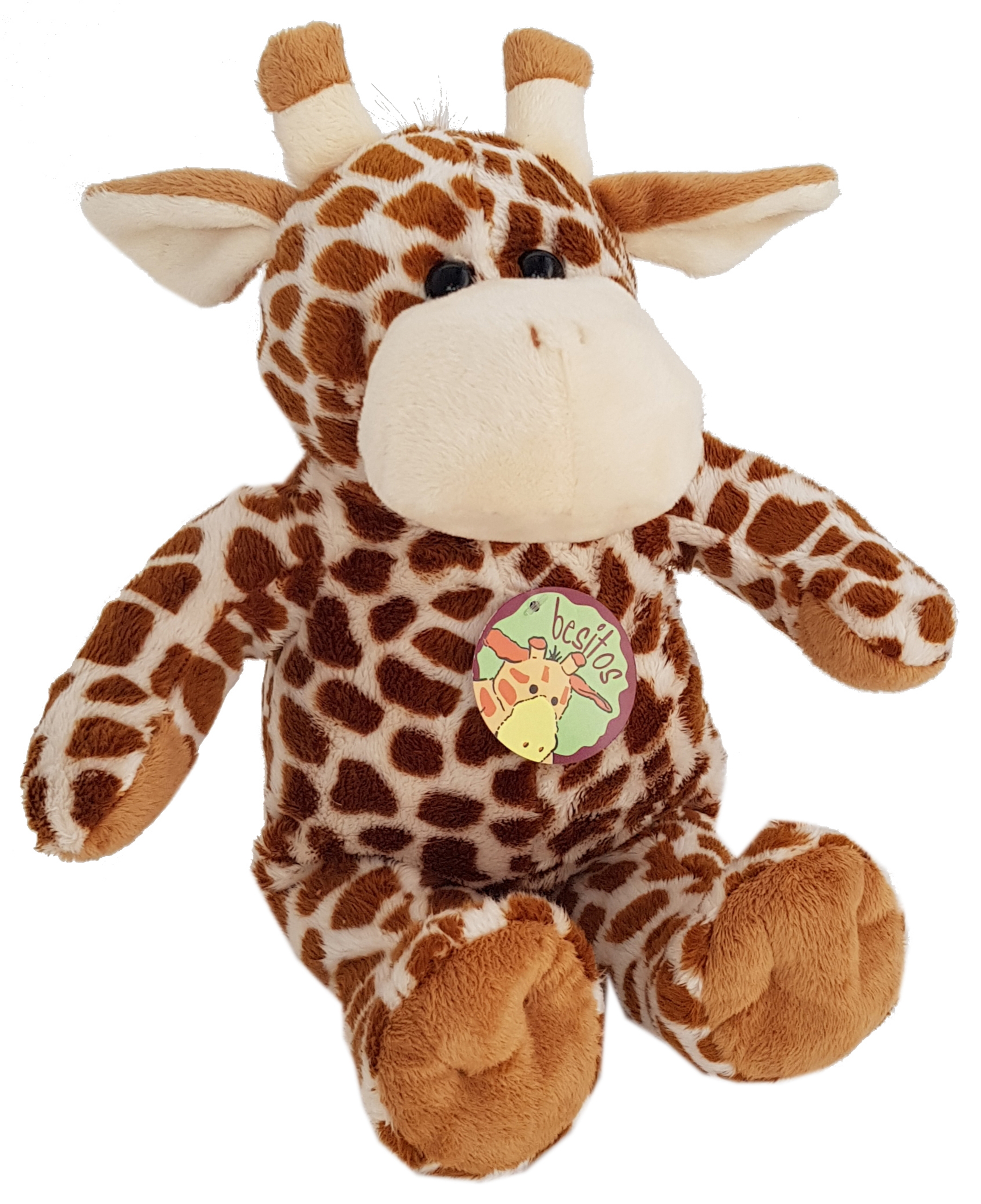 Heunec Die braun getupfte Besito Giraffe hat eine Größe von 35cm