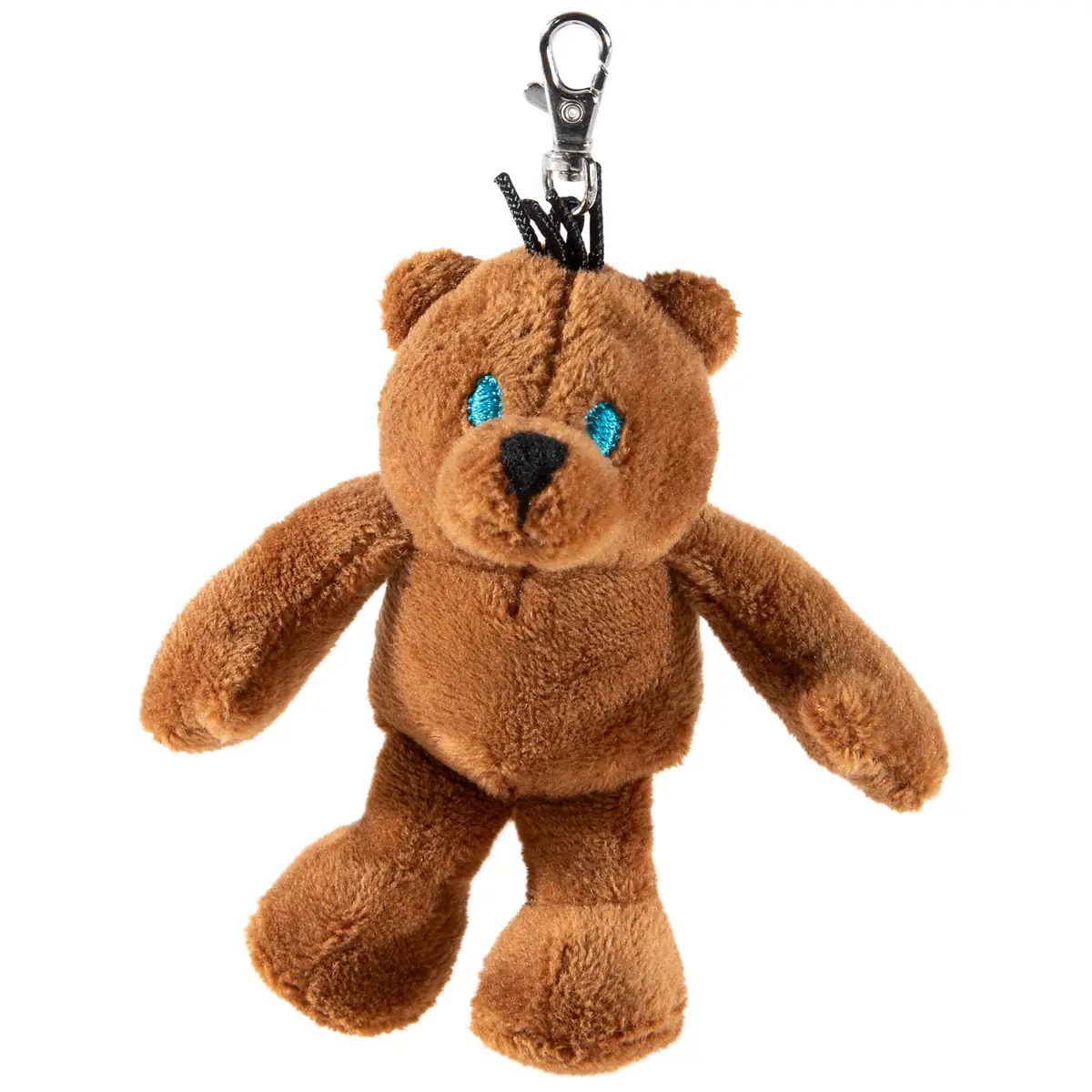 Bär Janosch Schlüsselanhänger in 12cm aus braunem Plüsch