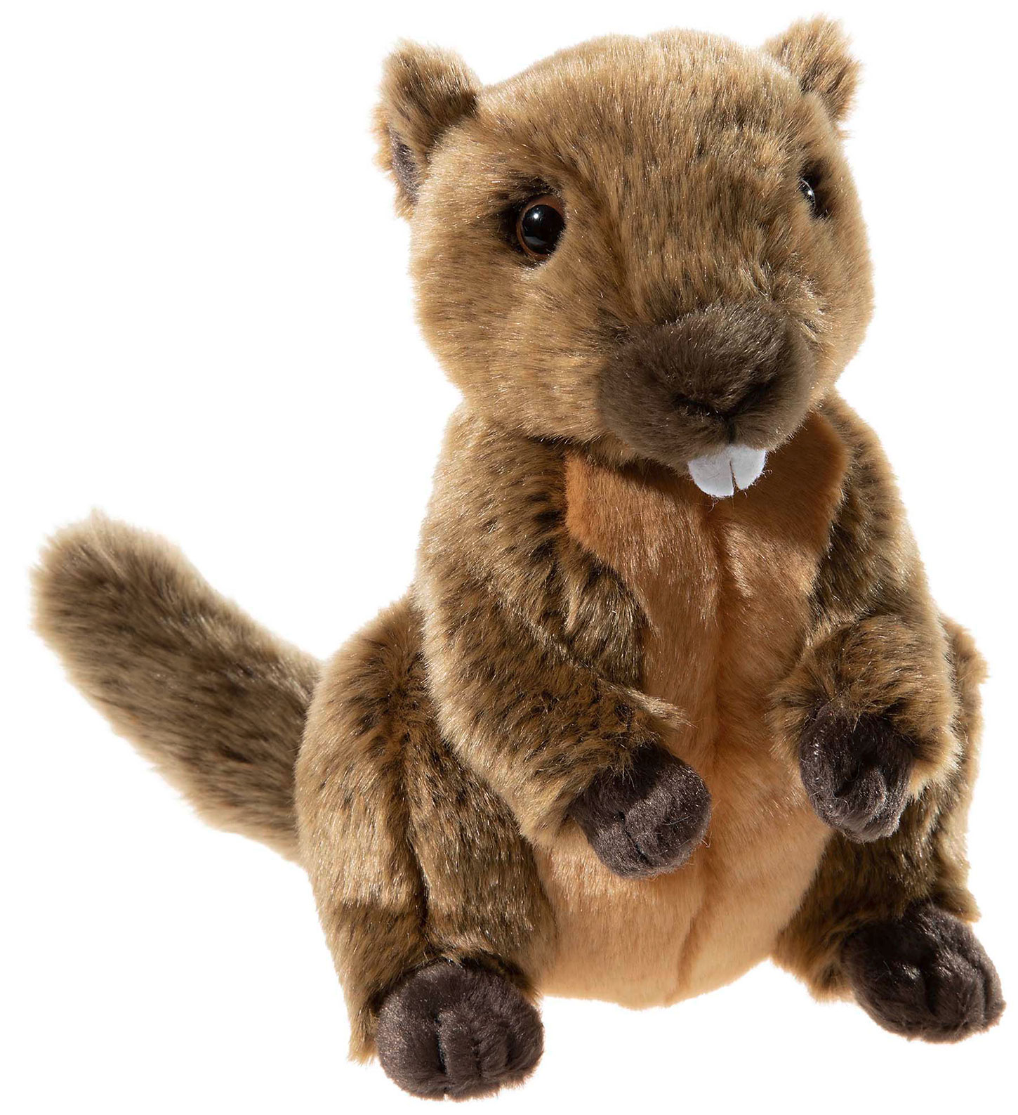 Plüsch-Biber Kuscheltier - Weiches Stofftier für Kinder Brauner Plüsch-Biber mit weißen Zähnen und flauschigem Schwanz