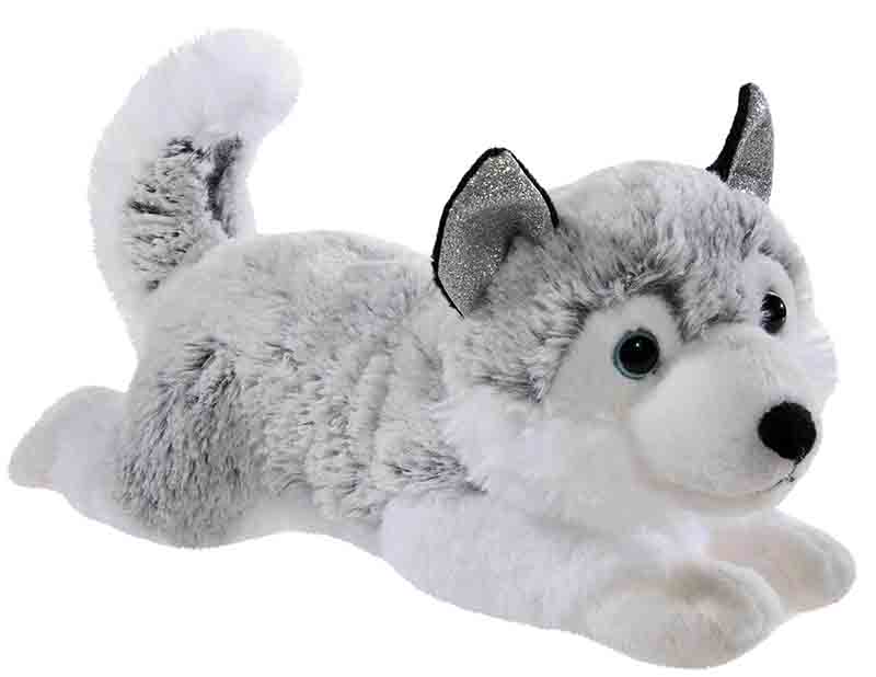 Winter Husky liegend 30cm 