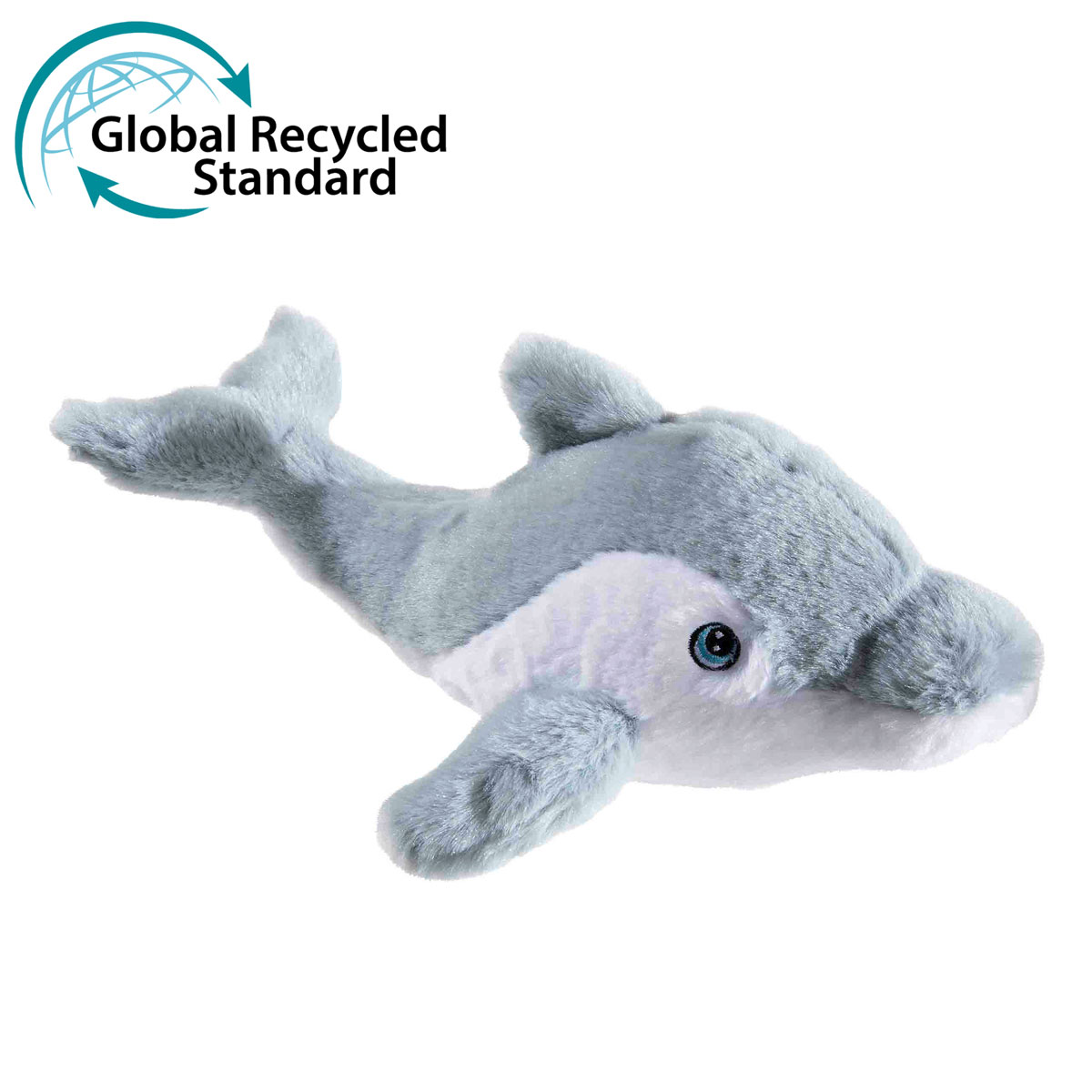 Bottle 2 Buddy Delfin grau 30cm GRS PET