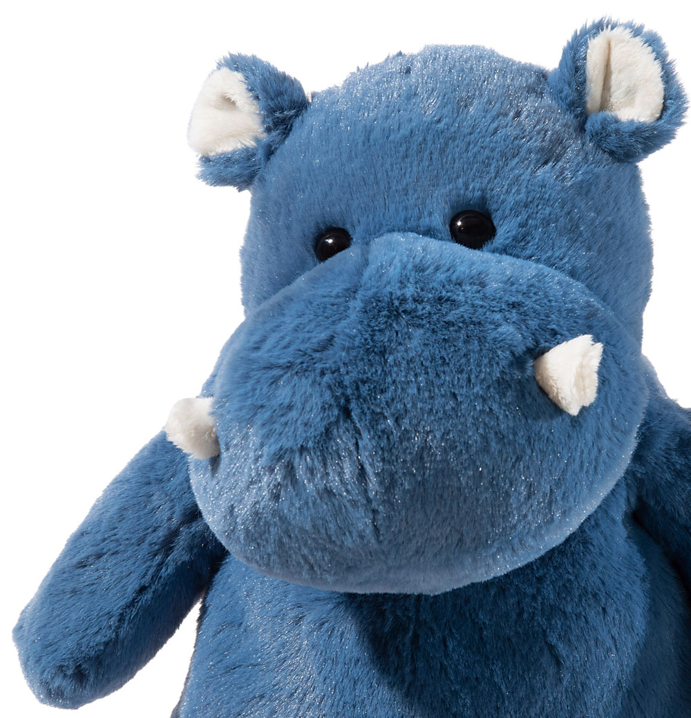 Heunec Hippo Nilpferd blau 40cm Größe - Kopf