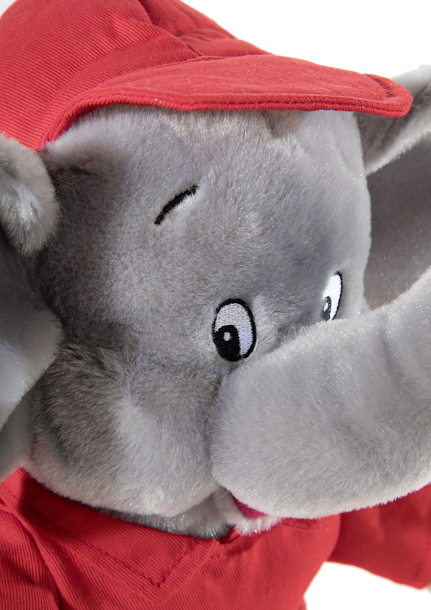 Heunec Benjamin Blümchen als Handpuppe in der 25cm Ausführung - Detailbild Gesicht