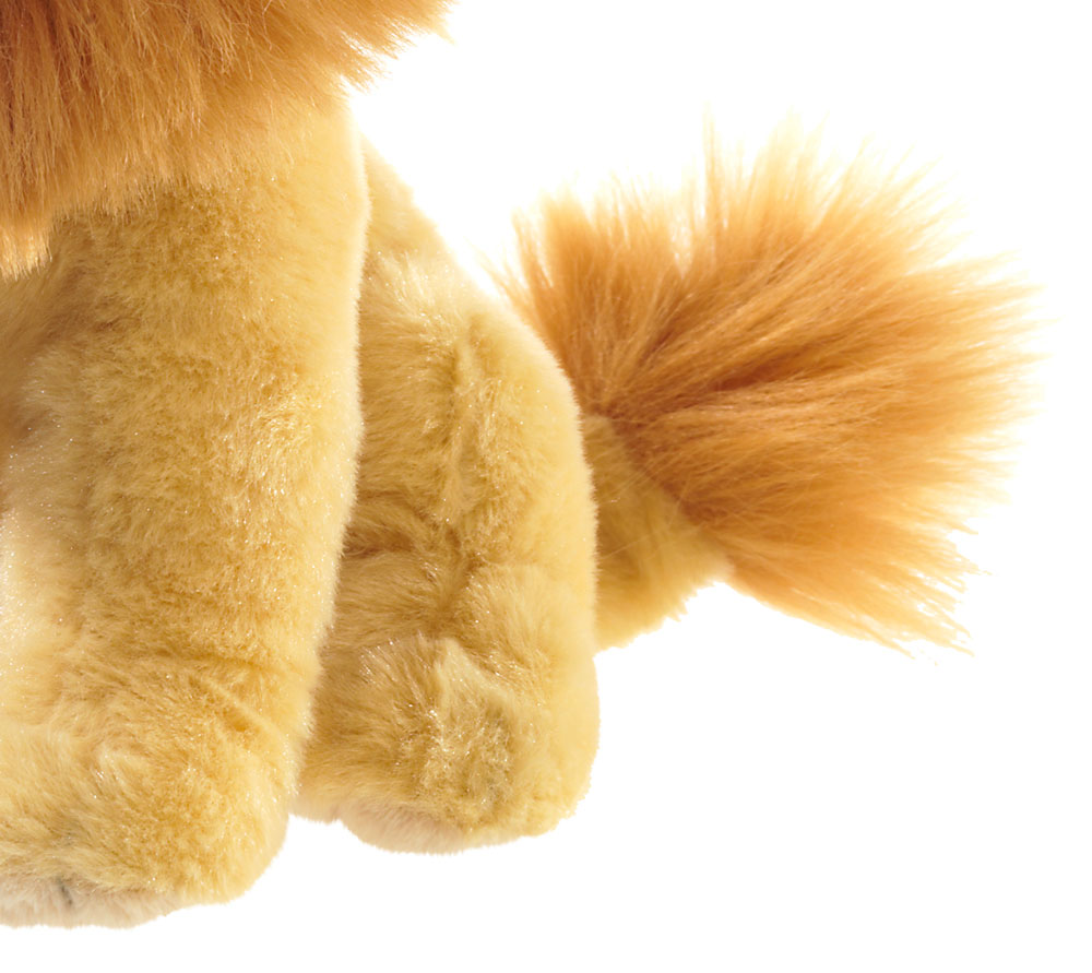 Heunec drollige Löwe aus der Medi Mi Serie in 18cm Größe - Detailbild Schwänzchen