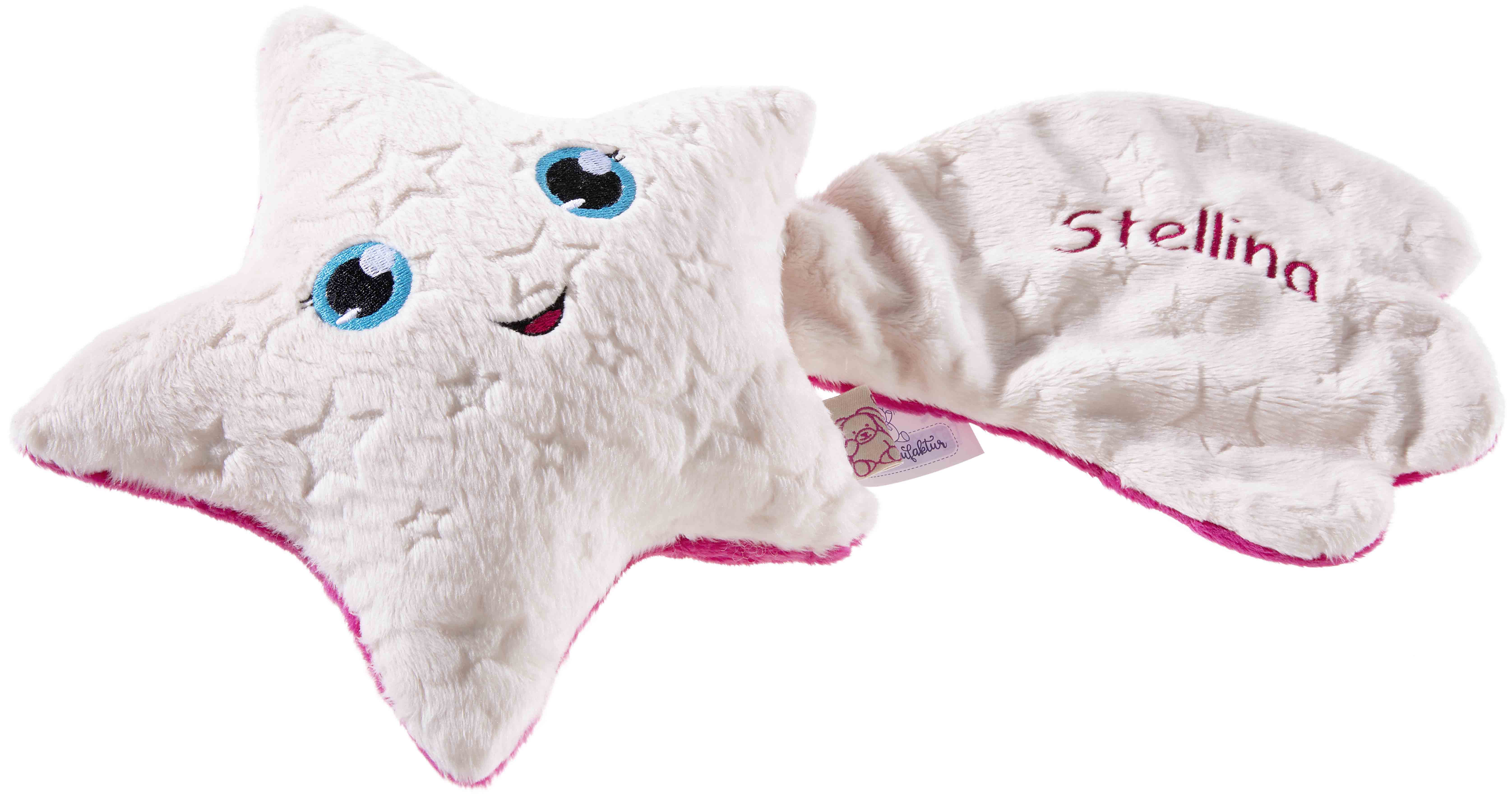 KUMA Stellina Sternschnuppe pink 28cm bestickt