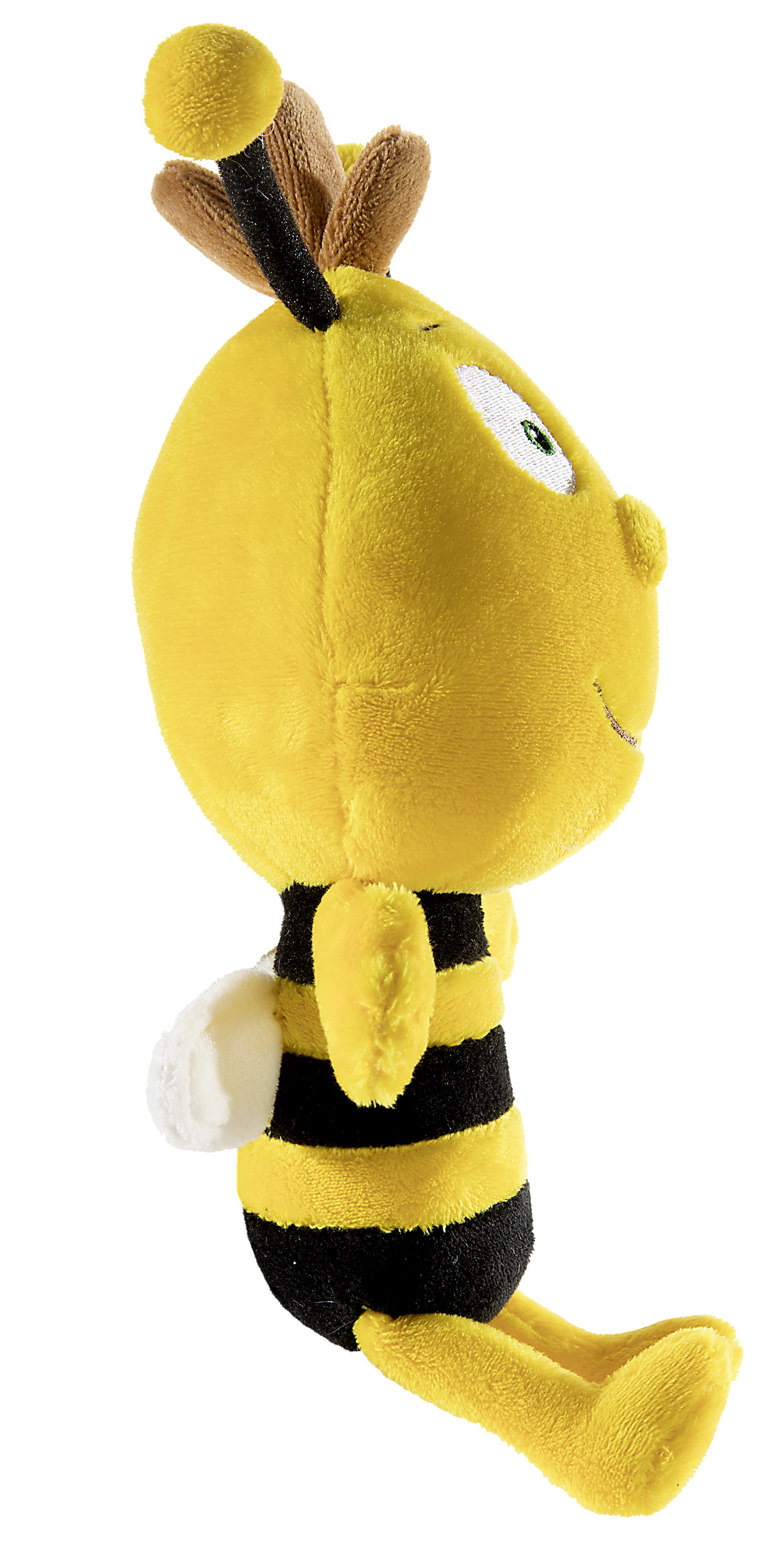 Heunec Biene Majas gelb-schwarzer plüschiger Freund Willi in 18cm - Detailbild seitlich